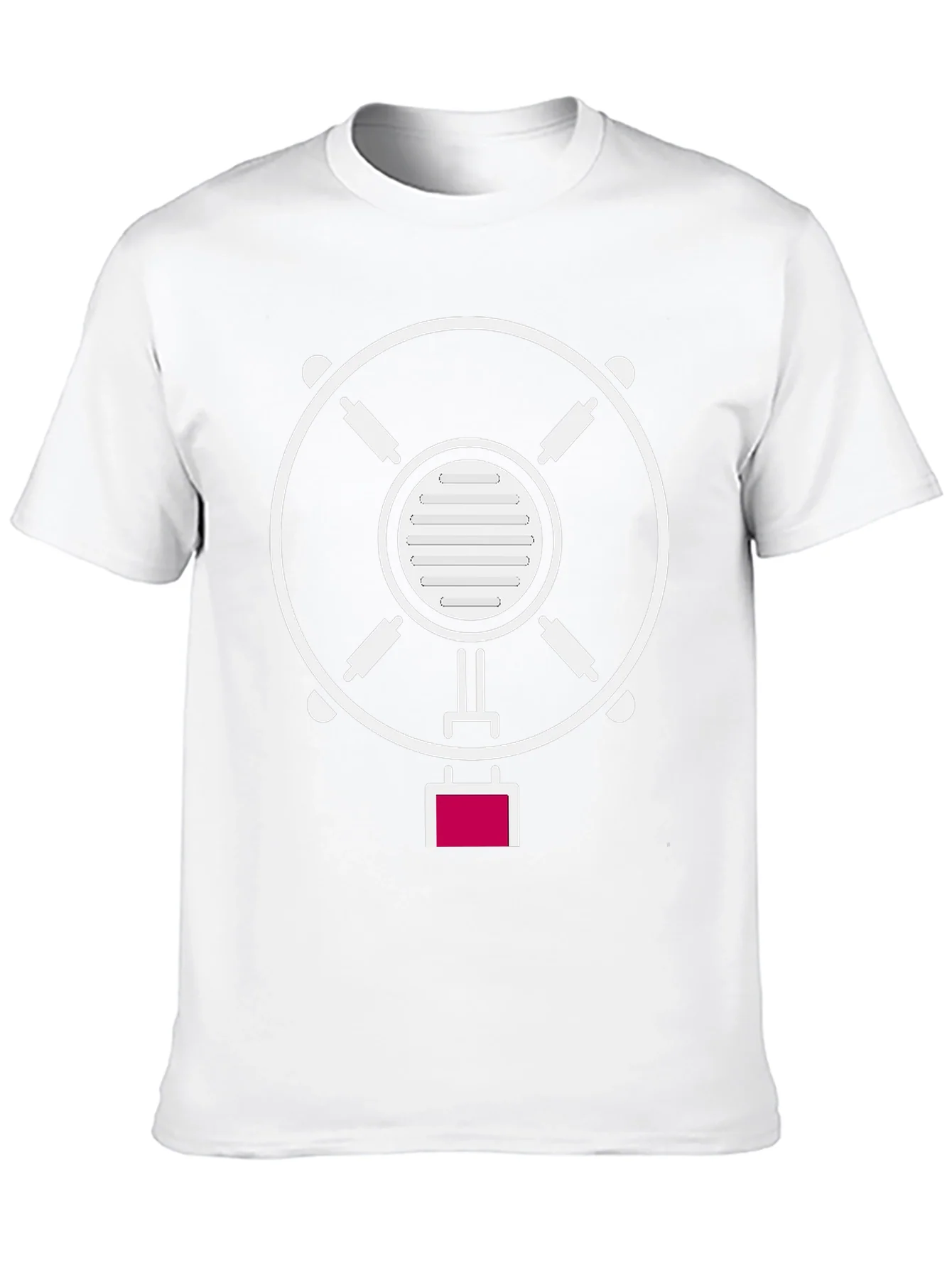 Rebbecca Microphone Graphic T-Shirt - Stylish Music Tee