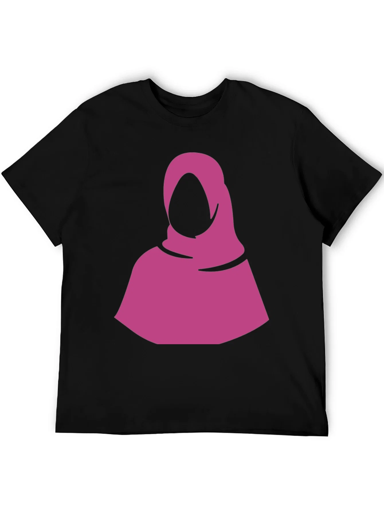 Rebbecca Minimalist Hijab Graphic Tee - Black