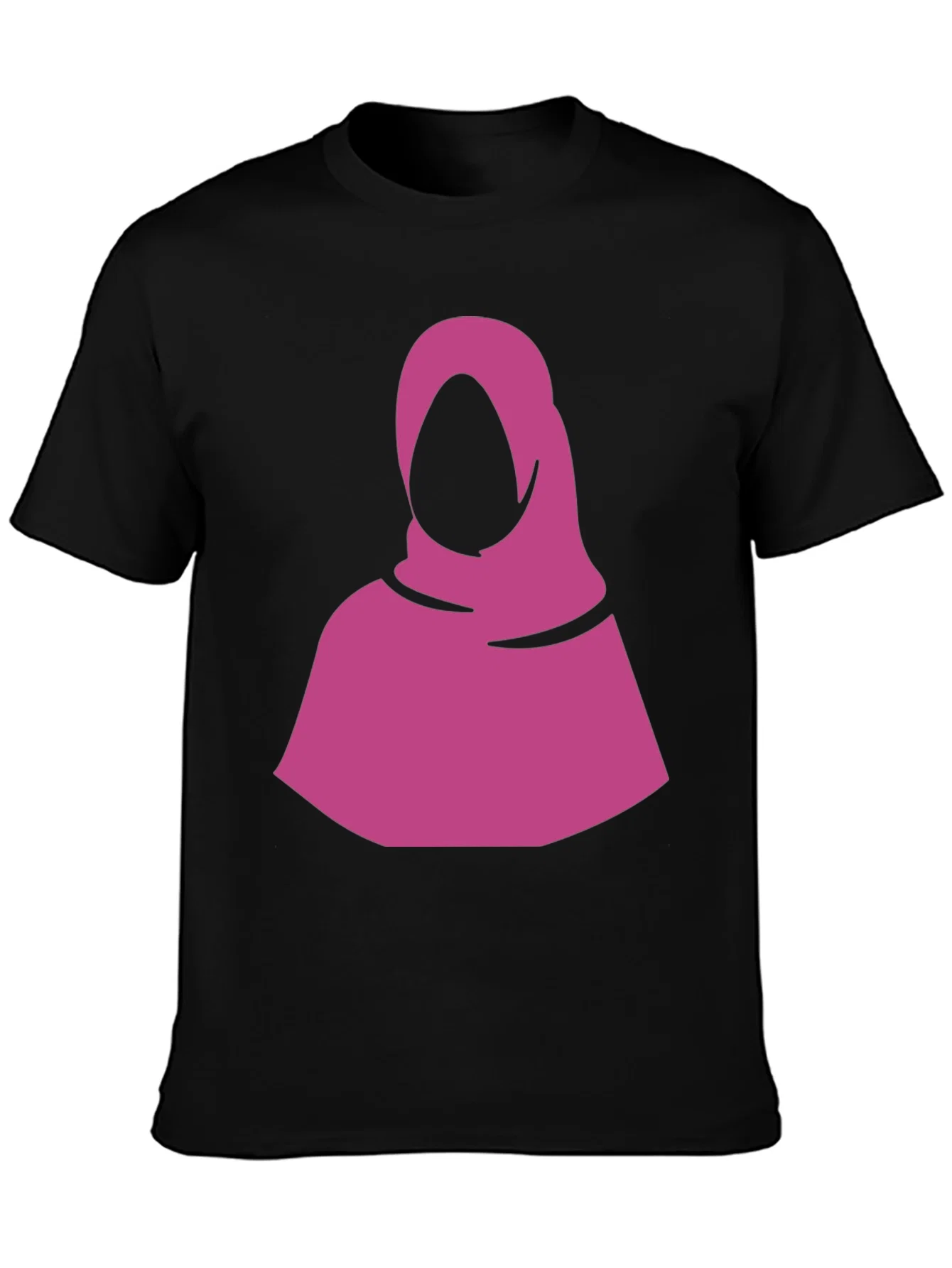 Rebbecca Minimalist Hijab Graphic Tee - Black