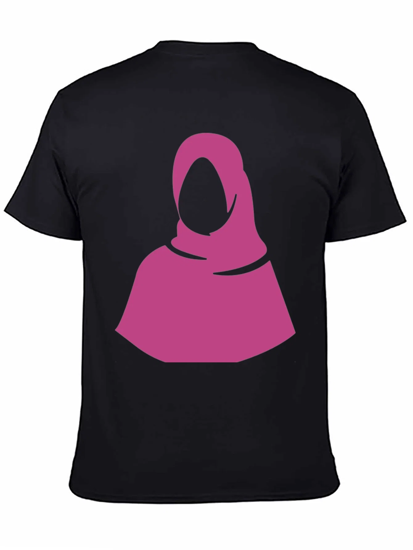 Rebbecca Minimalist Hijab Graphic Tee - Black