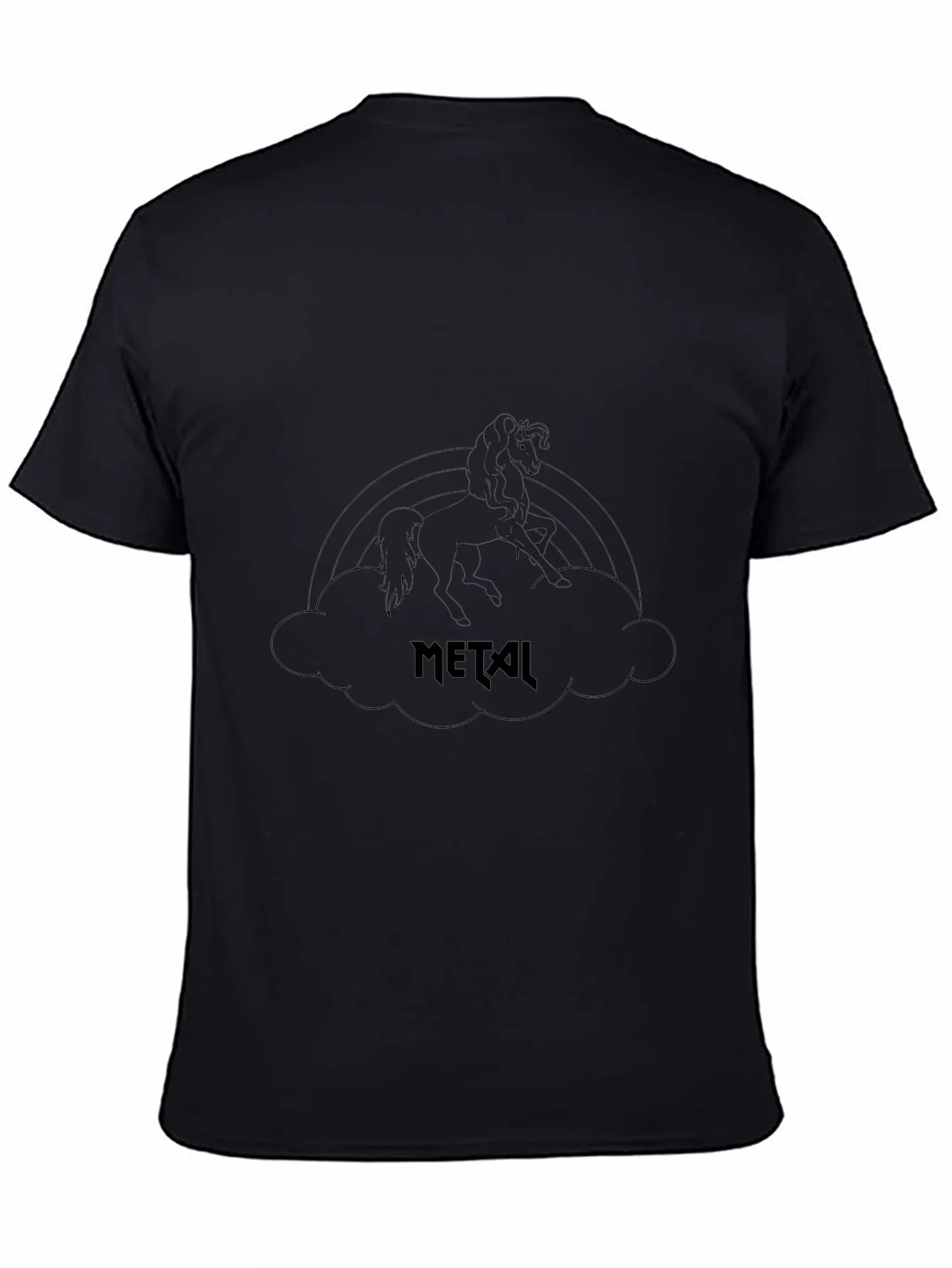 Rebbecca Metal Unicorn Rainbow Graphic Tee