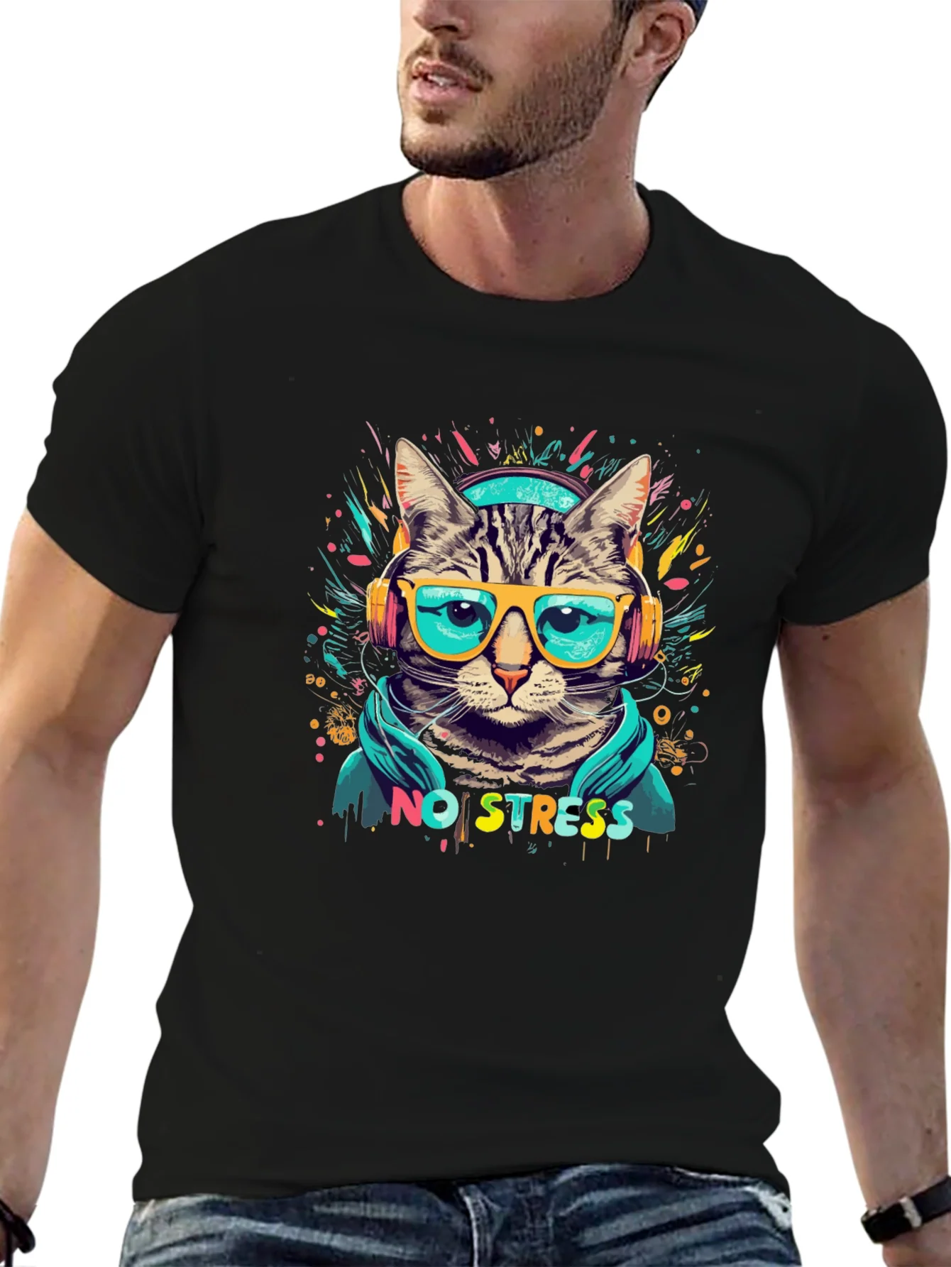 Rebbecca Cool Cat No Stress T-Shirt