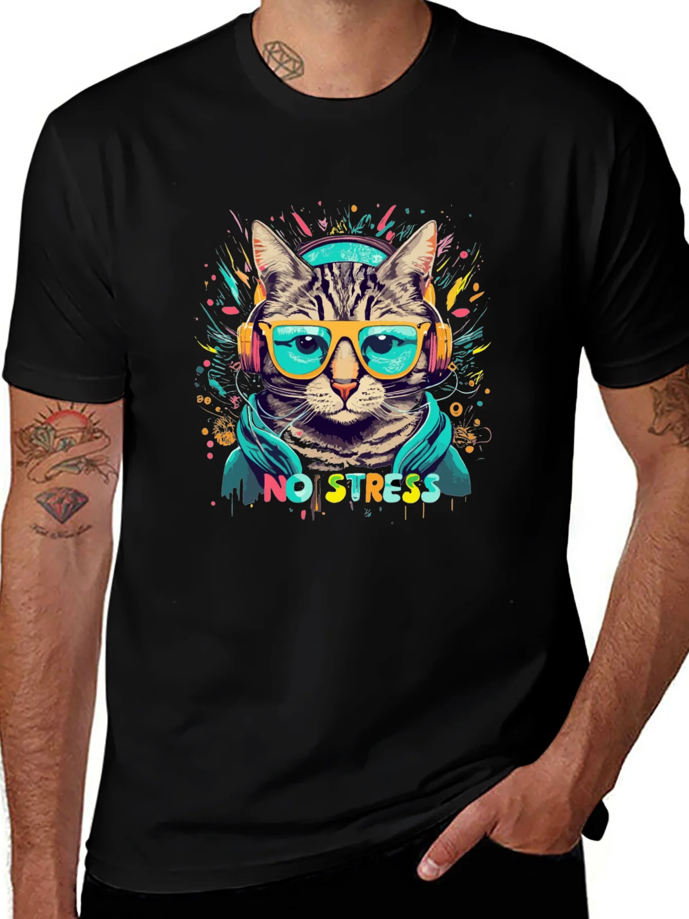 Rebbecca Cool Cat No Stress T-Shirt