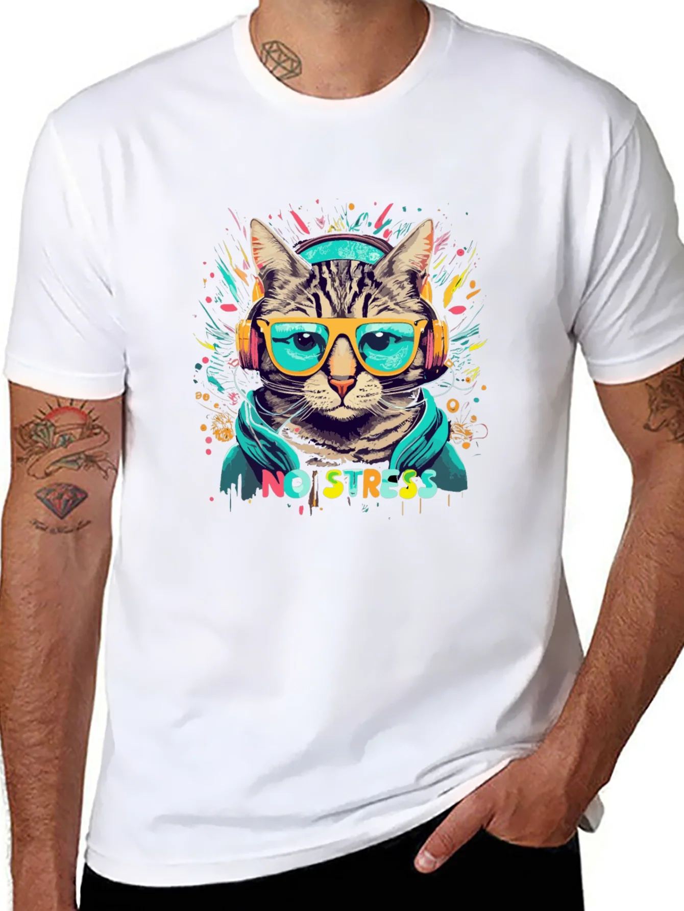 Rebbecca Cool Cat No Stress T-Shirt