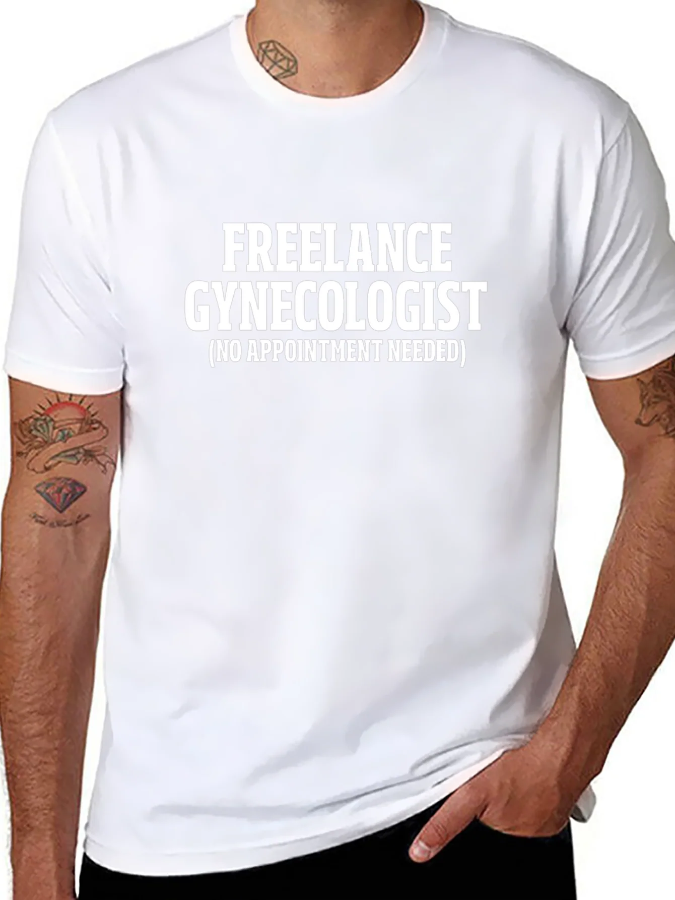 Rebbecca Freelance Gynecologist Funny Graphic Tee