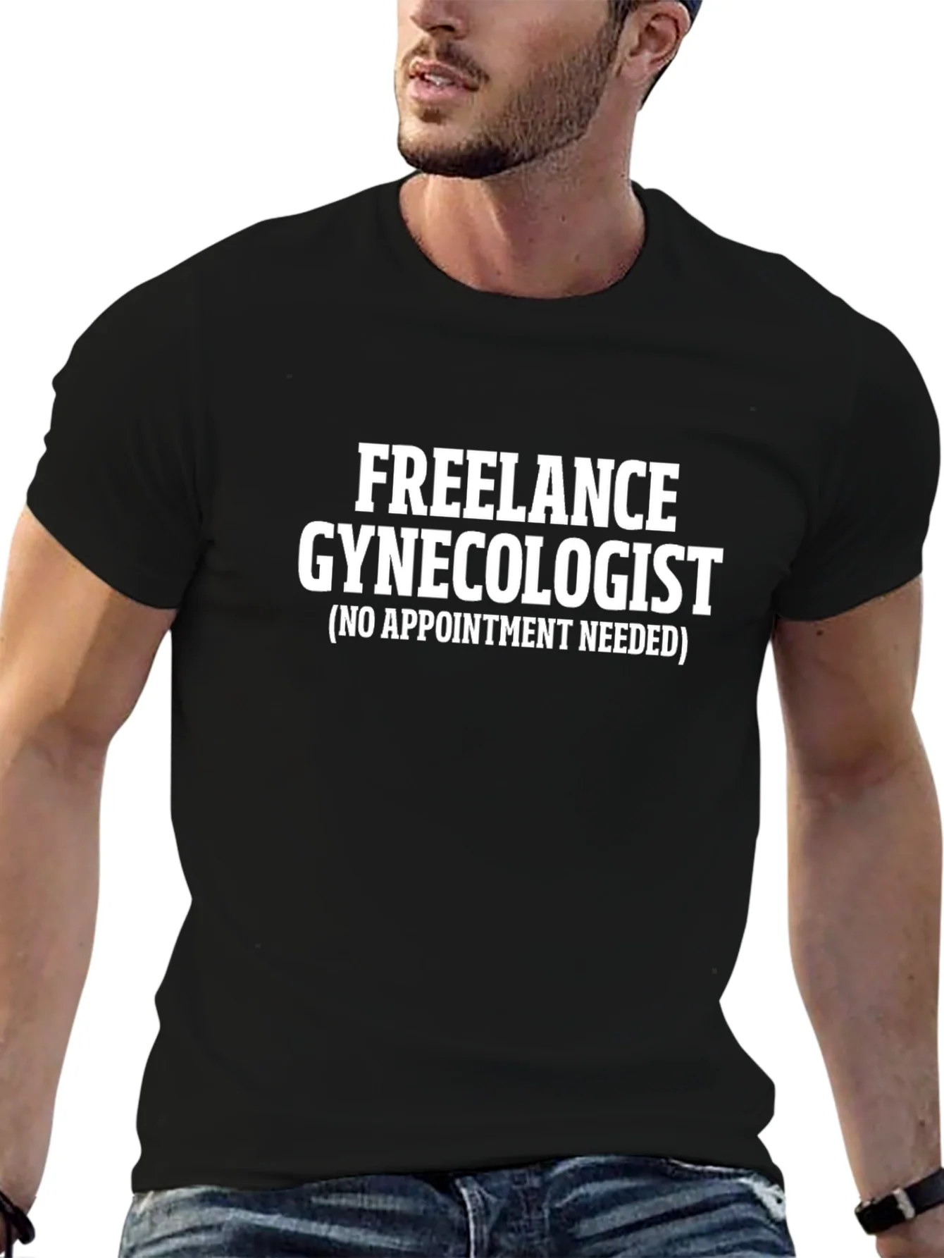 Rebbecca Freelance Gynecologist Funny Graphic Tee