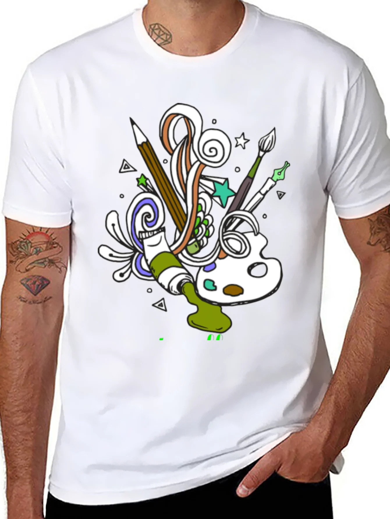 Rebbecca Creative Art T-Shirt - Artistic Design Tee
