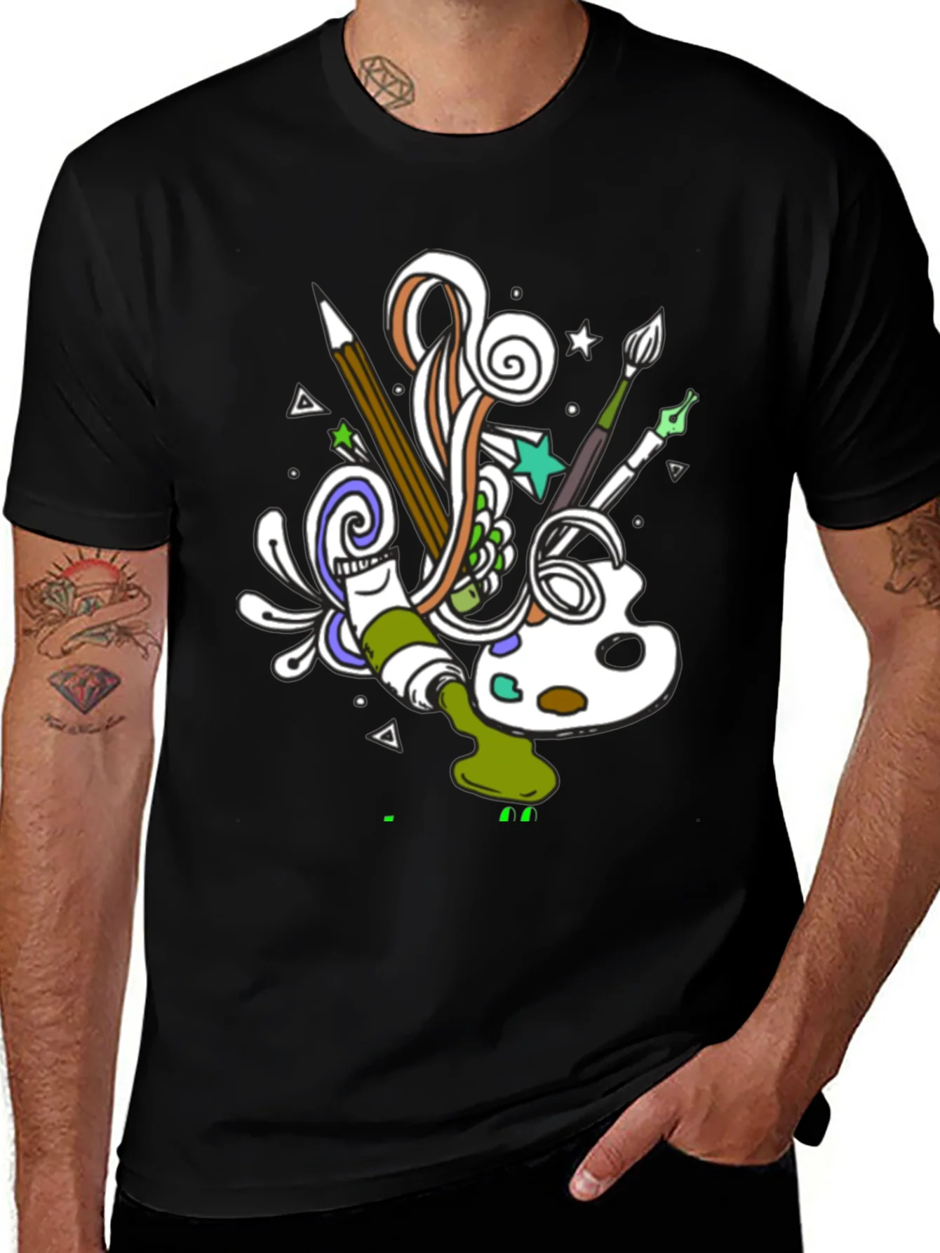 Rebbecca Creative Art T-Shirt - Artistic Design Tee