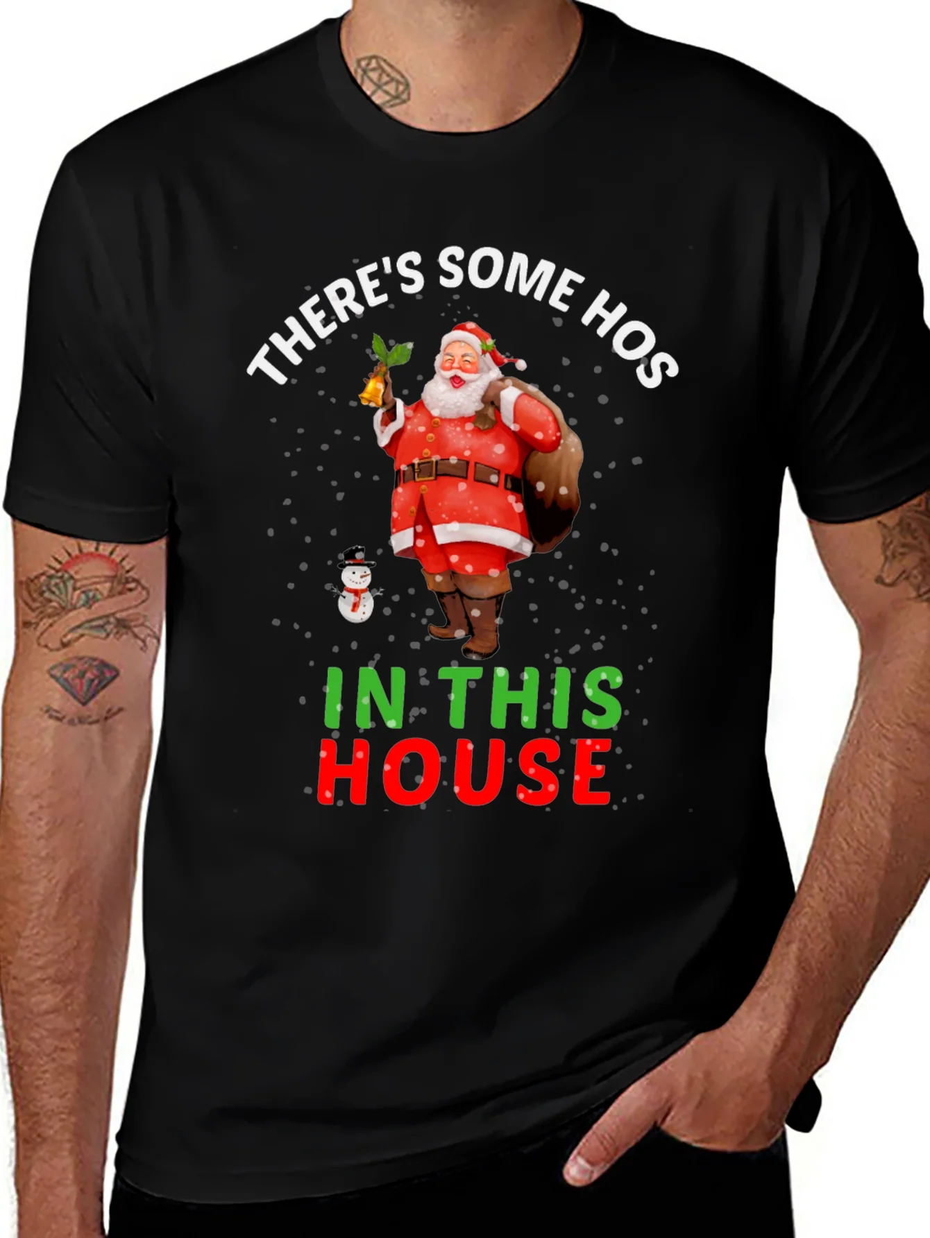 Rebbecca Funny Christmas Santa T-Shirt