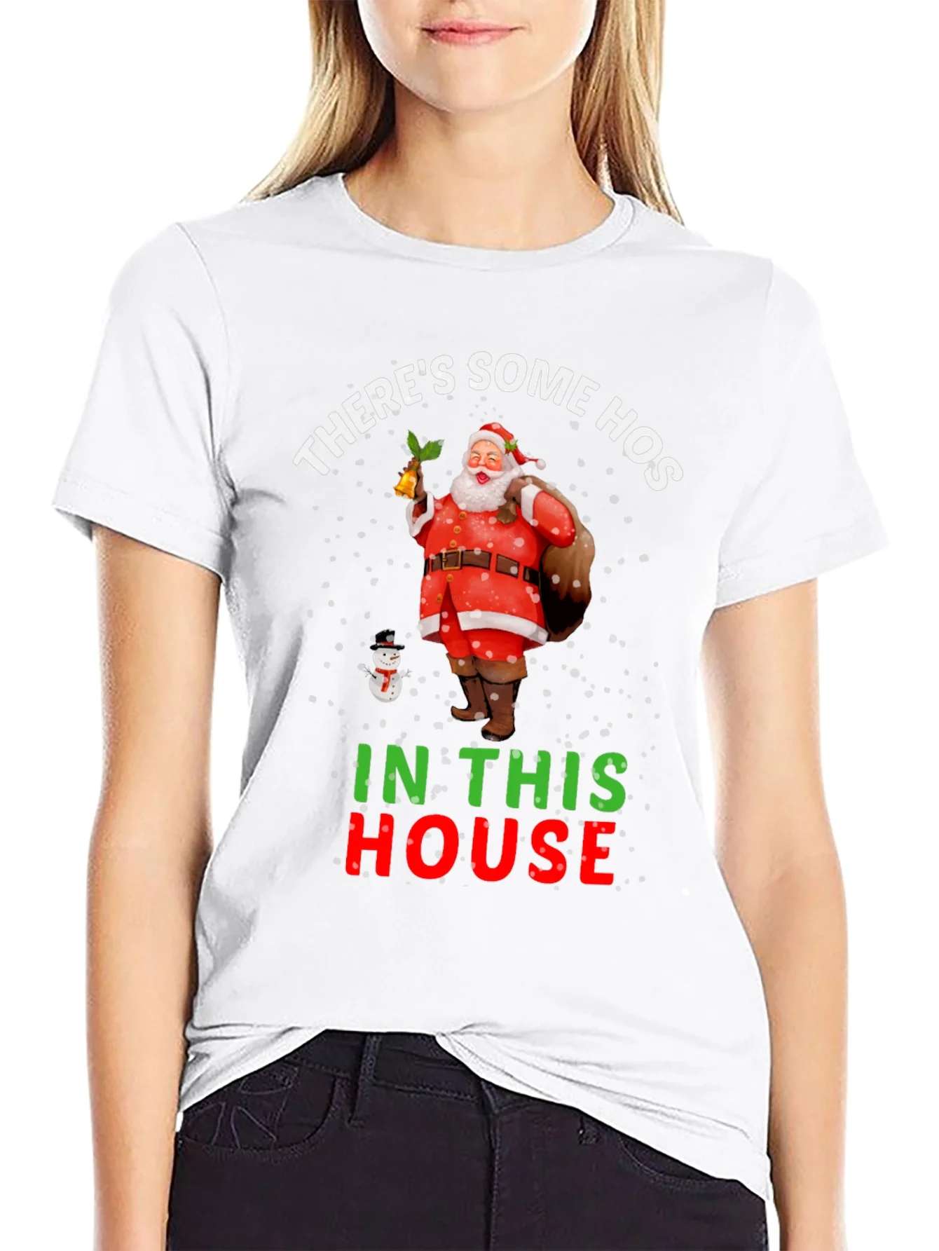 Rebbecca Funny Christmas Santa T-Shirt