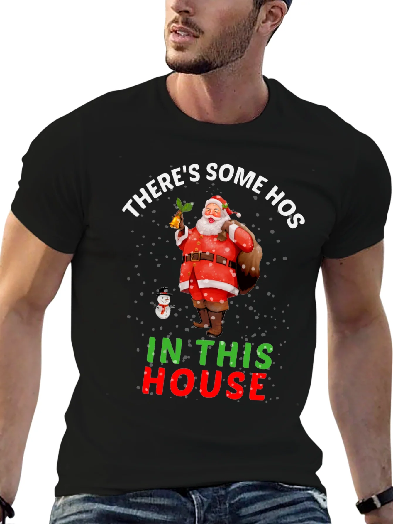 Rebbecca Funny Christmas Santa T-Shirt