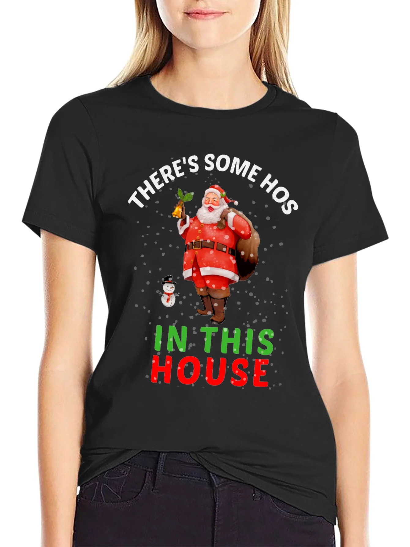 Rebbecca Funny Christmas Santa T-Shirt