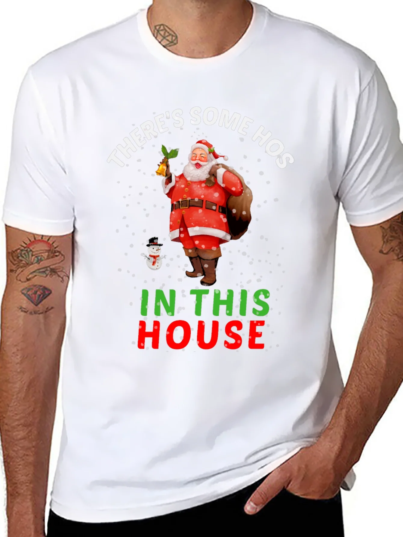 Rebbecca Funny Christmas Santa T-Shirt