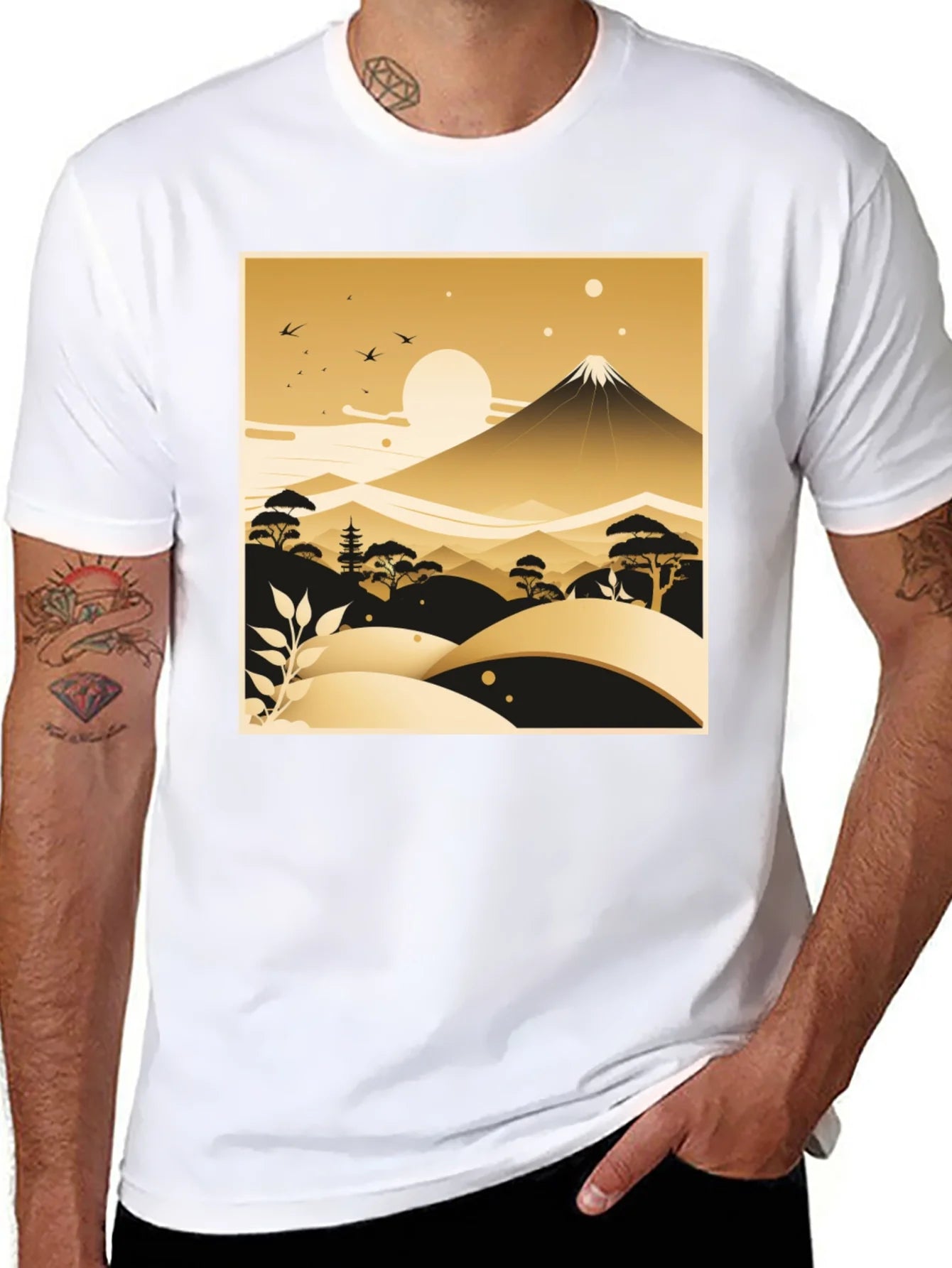 Rebbecca Japanese Landscape Graphic Tee