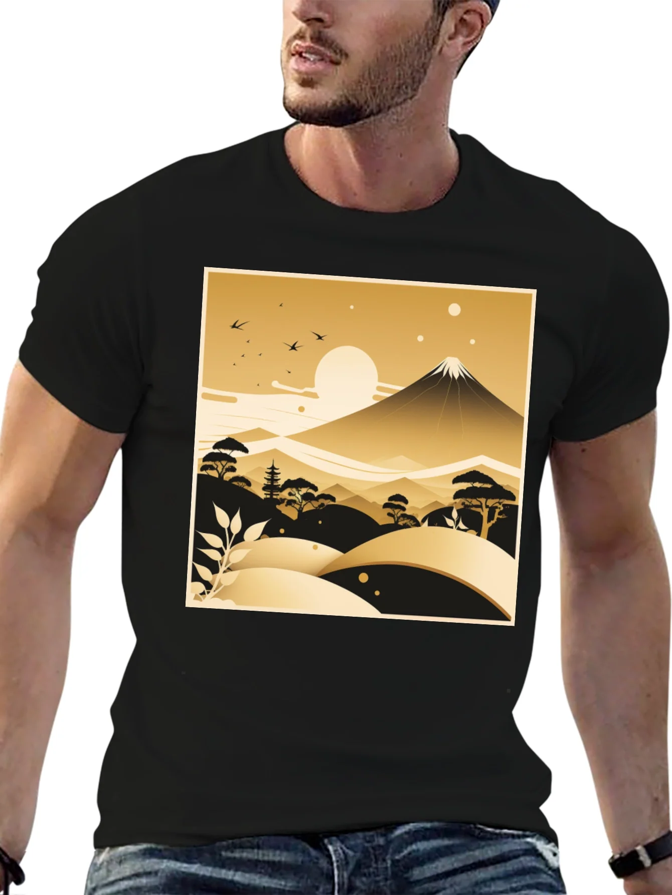 Rebbecca Japanese Landscape Graphic Tee