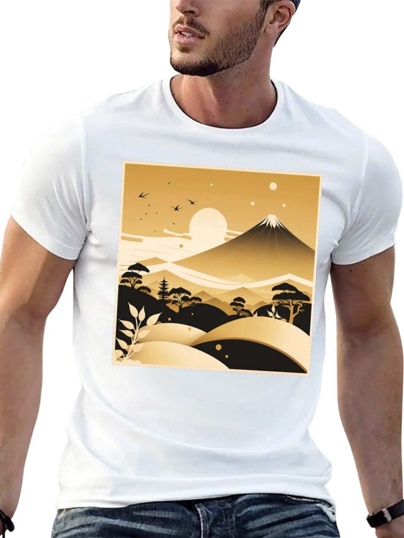 Rebbecca Japanese Landscape Graphic Tee