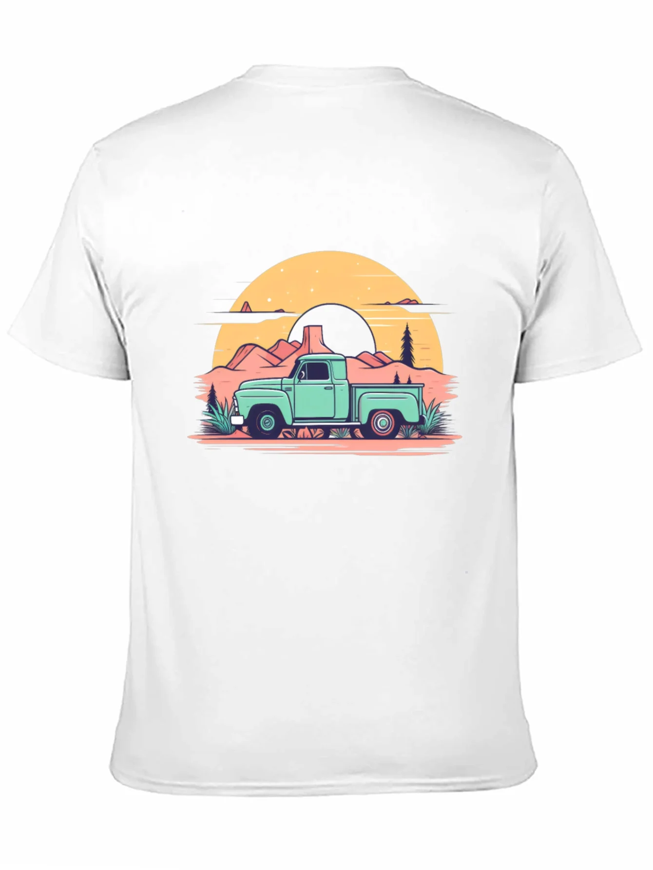 Rebbecca Retro Truck Graphic Tee - Black