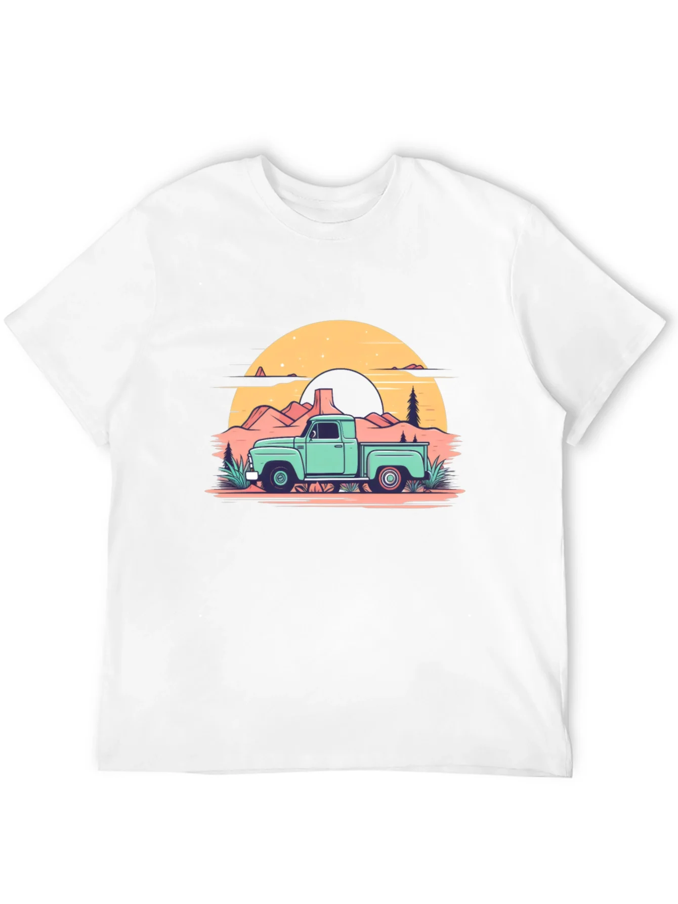 Rebbecca Retro Truck Graphic Tee - Black