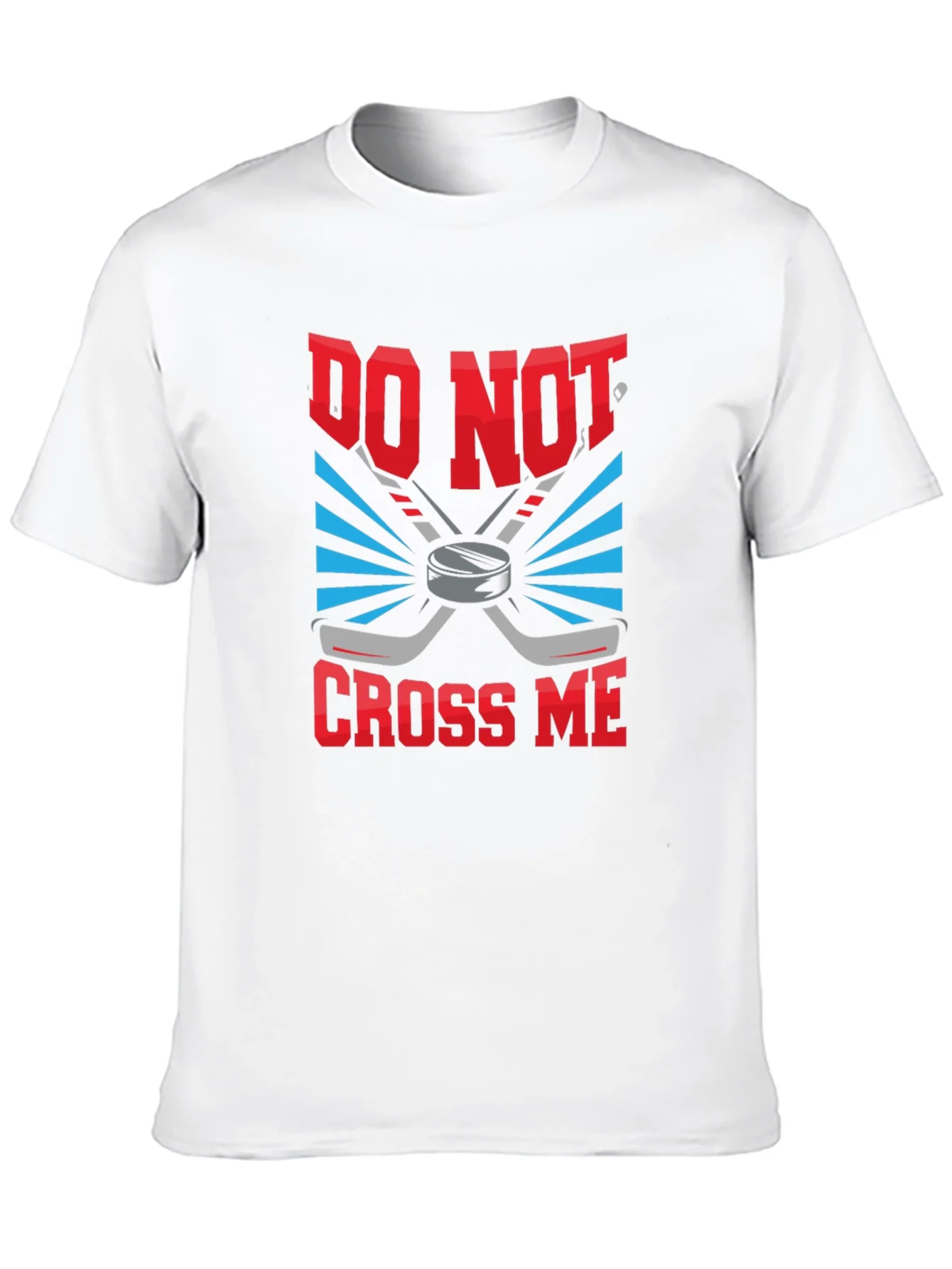 Camiseta Negra Do Not Cross Me Hockey