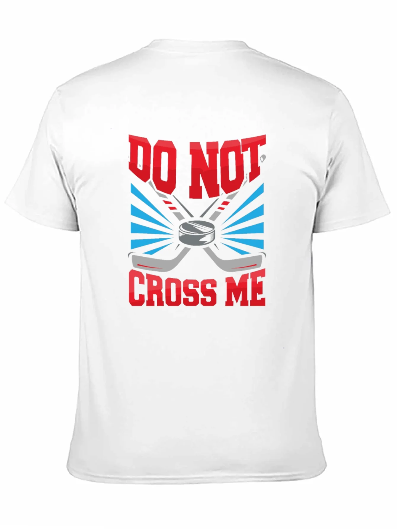Camiseta Negra Do Not Cross Me Hockey