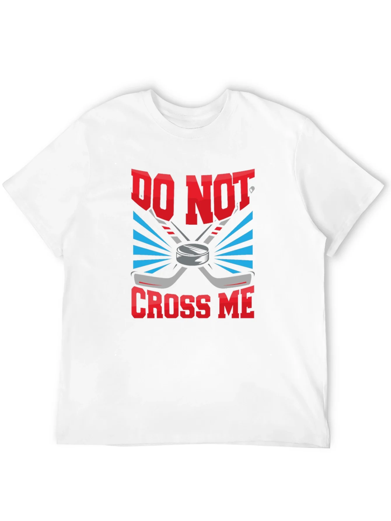 Camiseta Negra Do Not Cross Me Hockey