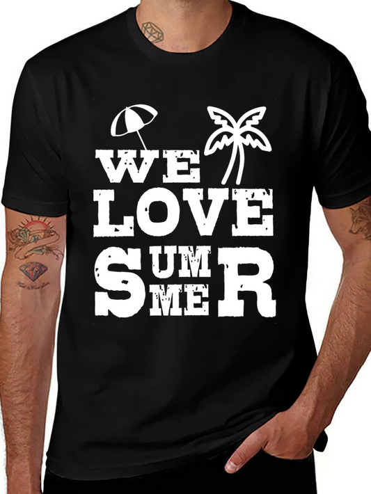 Camiseta Negra We Love Summer