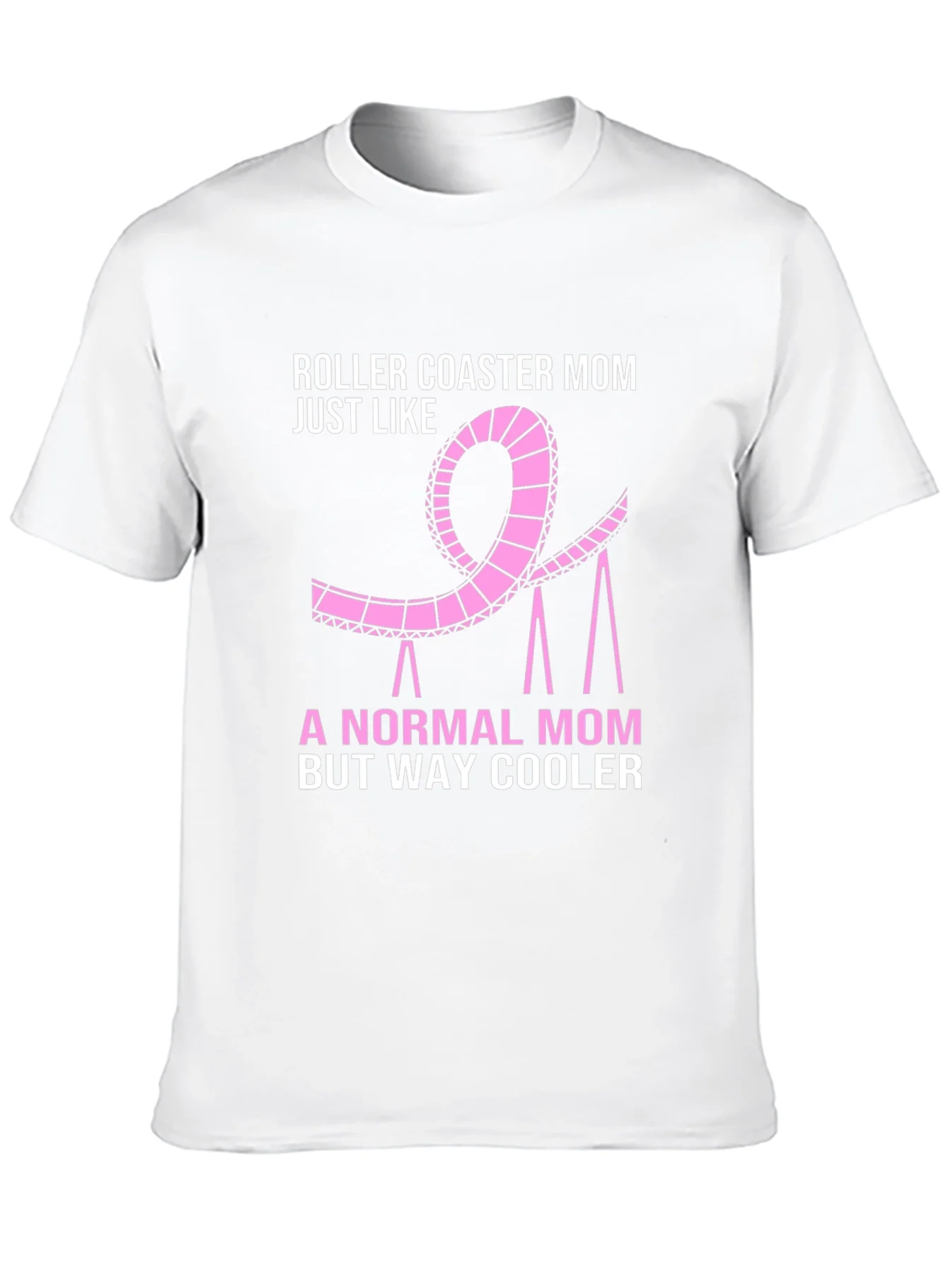 Camiseta Negra Roller Coaster Mom