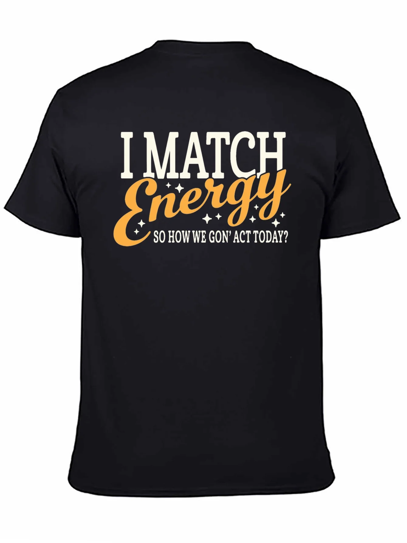 Camiseta I Match Energy Negra para Hombre