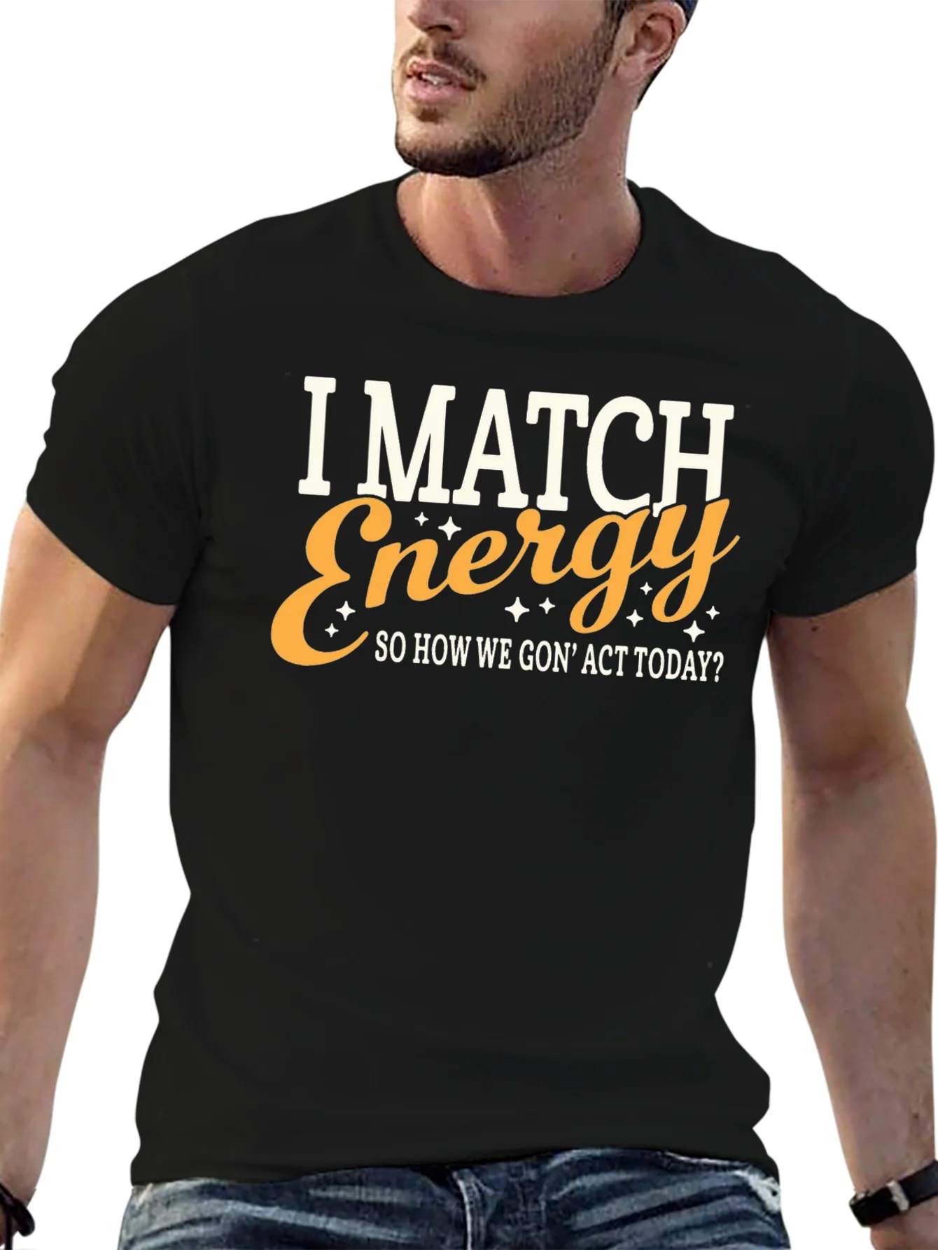 Camiseta I Match Energy Negra para Hombre