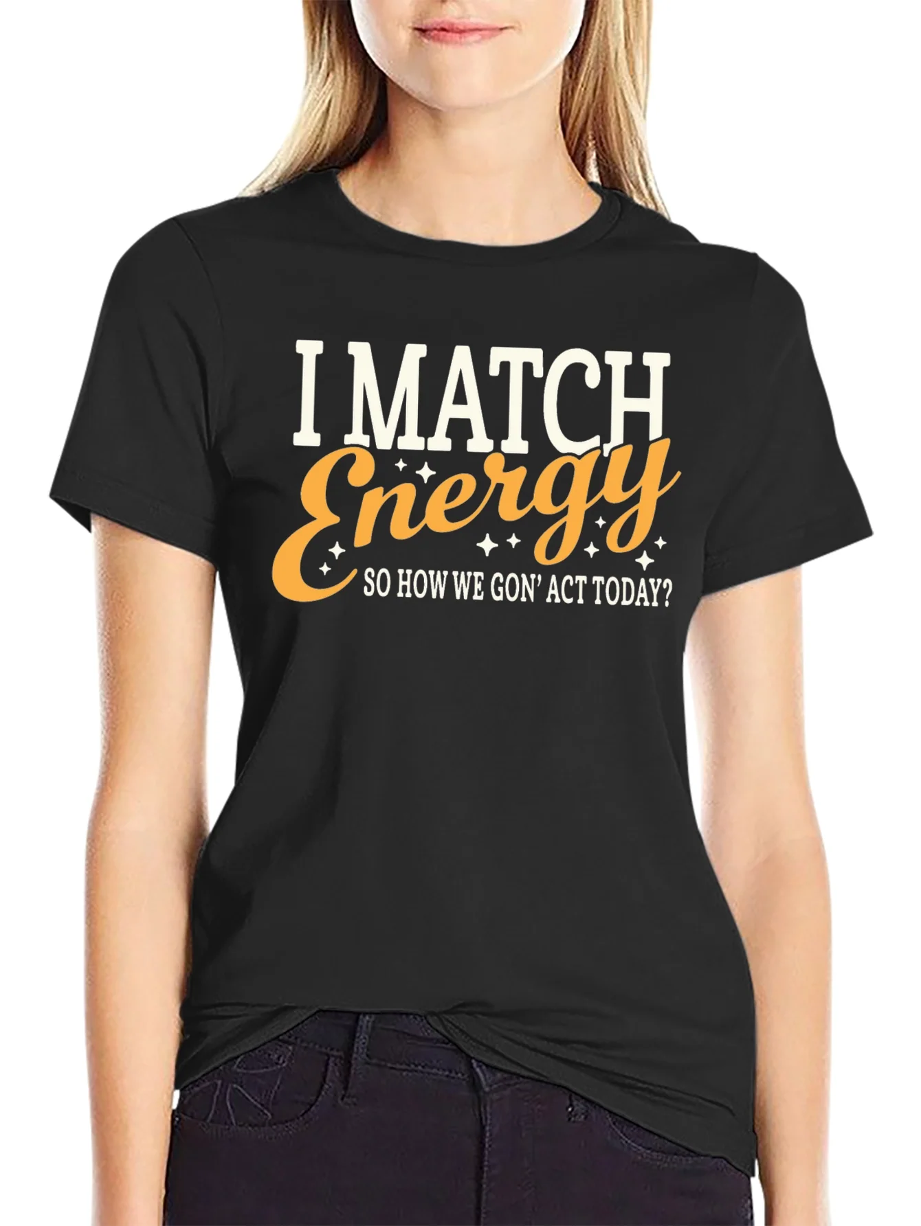 Camiseta I Match Energy Negra para Hombre