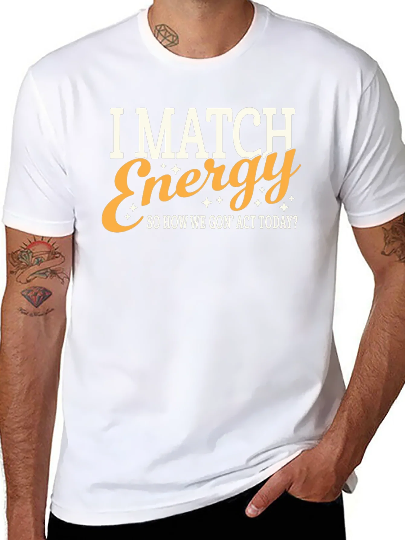 Camiseta I Match Energy Negra para Hombre