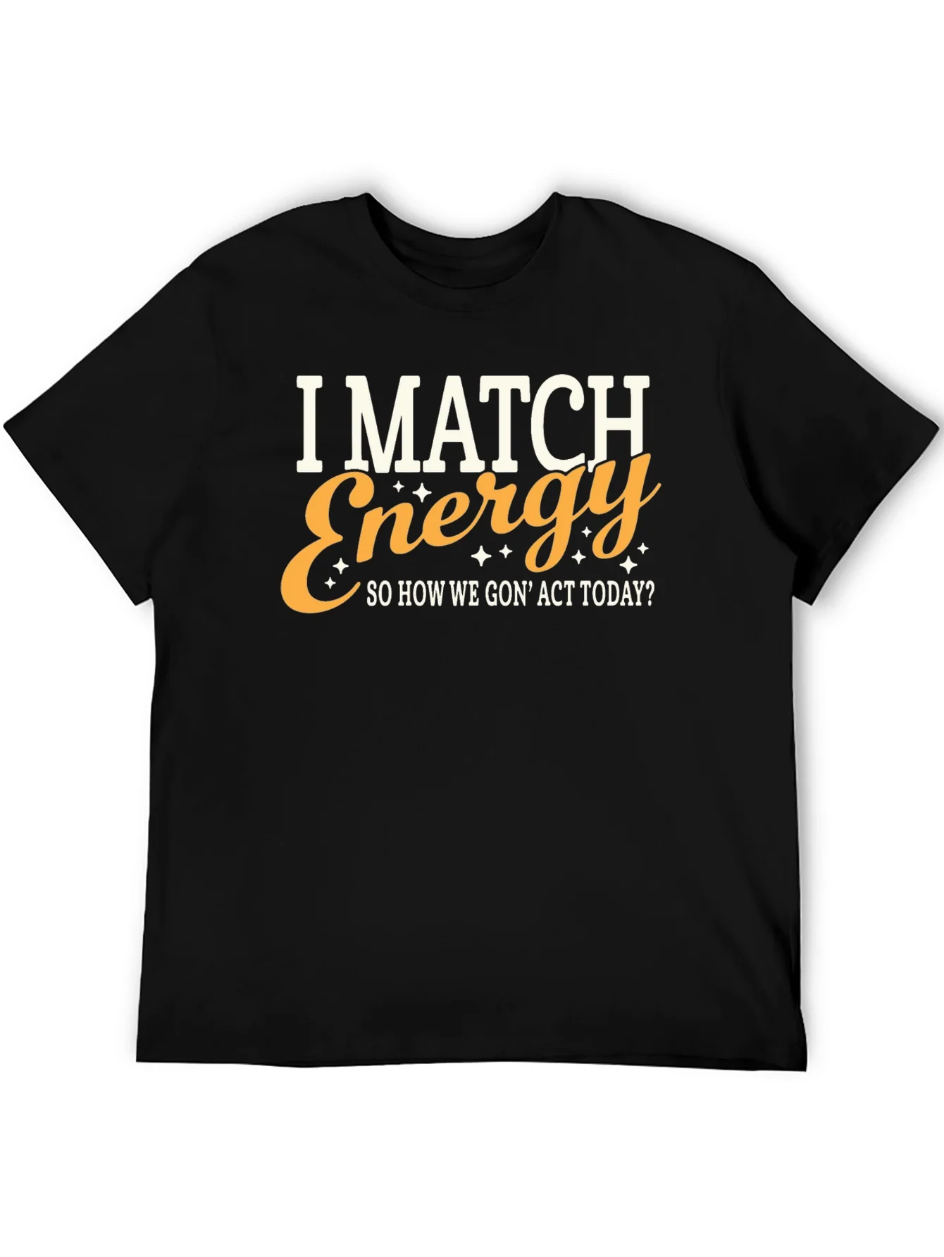 Camiseta I Match Energy Negra para Hombre