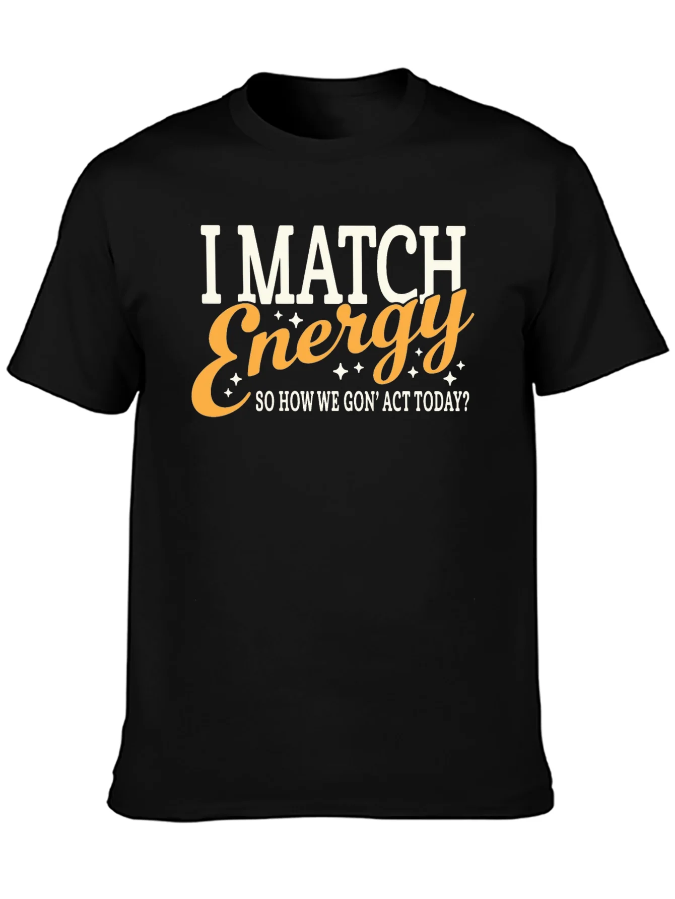 Camiseta I Match Energy Negra para Hombre