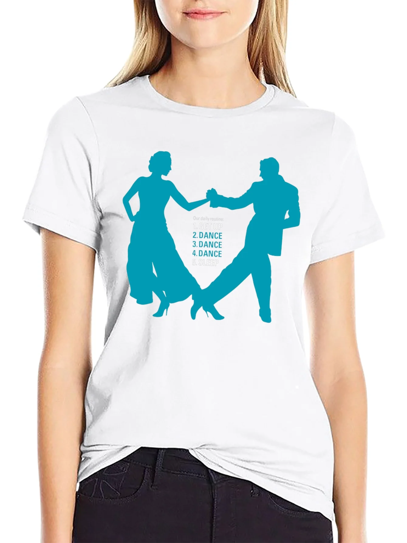 Rebbecca Dance Routine Black T-Shirt