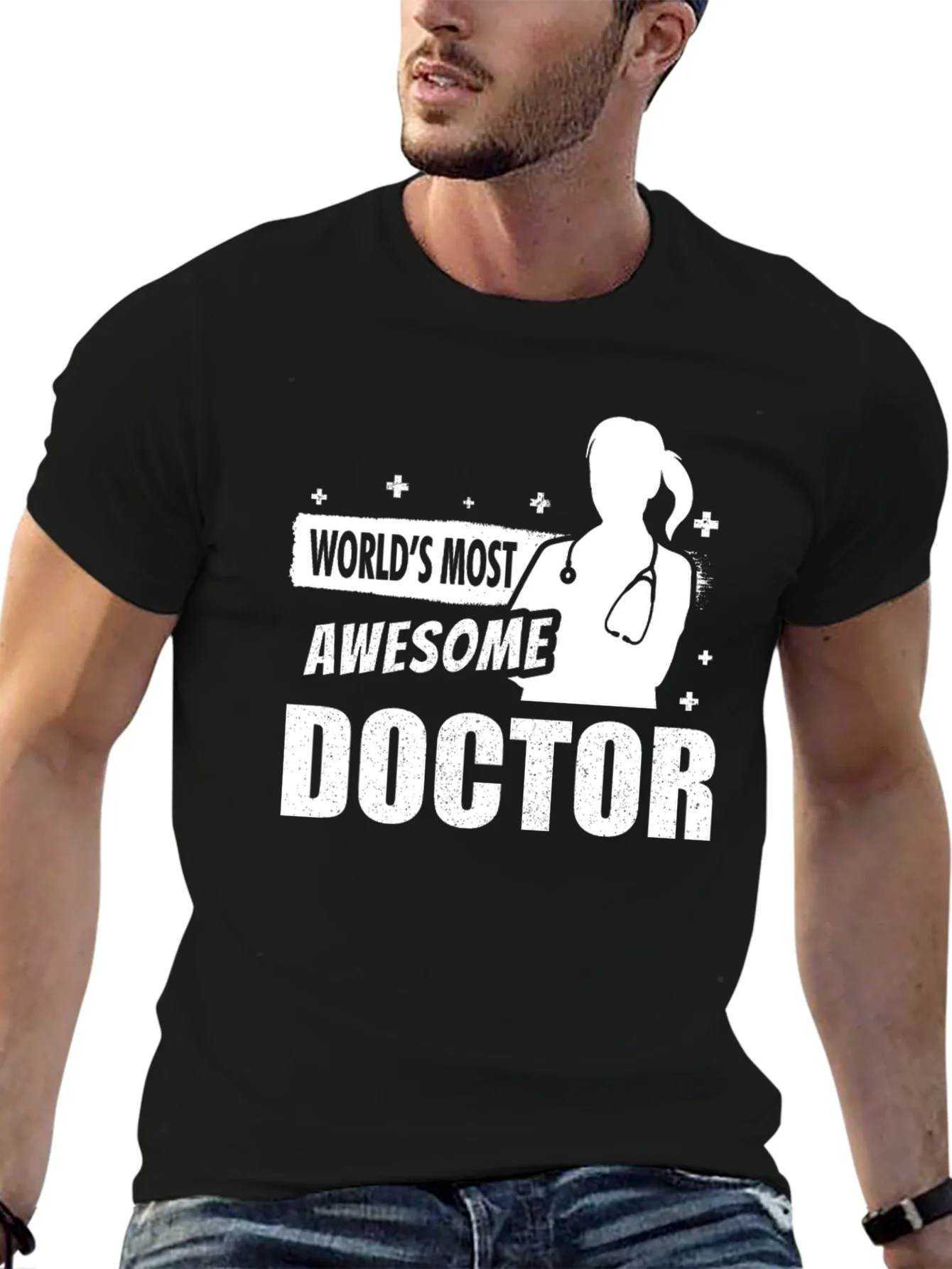 Rebbecca Awesome Doctor Graphic Tee - Black