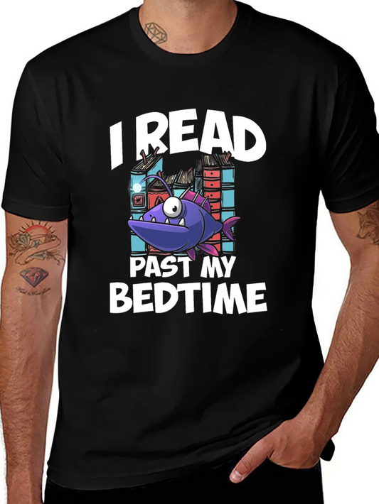 Rebbecca Funny Bookworm T-Shirt - I Read Past My Bedtime!