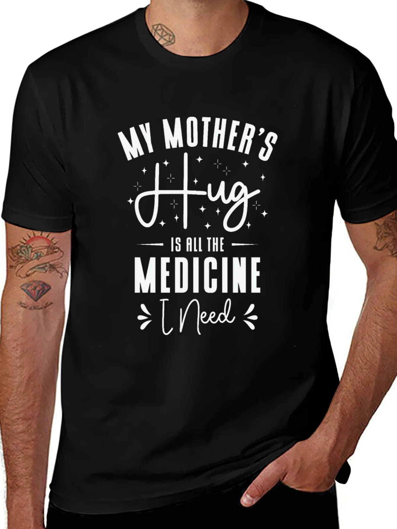 Rebbecca My Mothers Hug T-Shirt - Medicine I Need