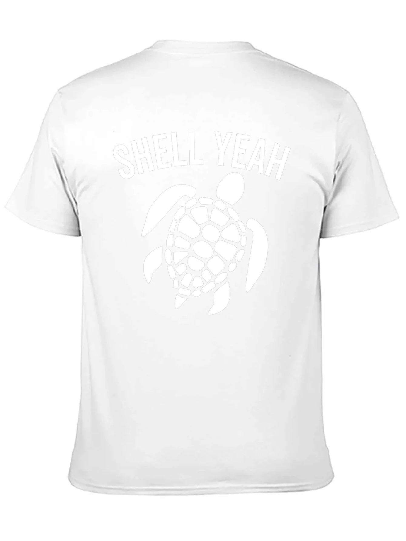 Camiseta Negra Shell Yeah con Dise?o de Tortuga