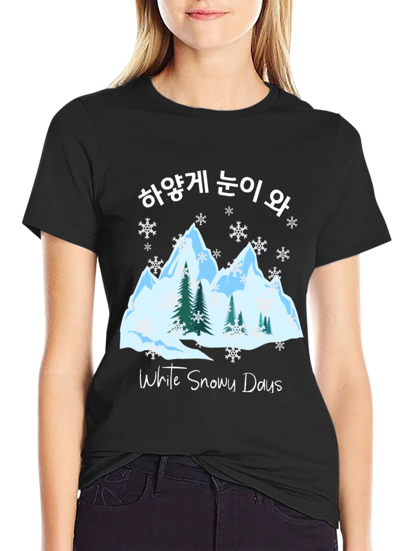 Rebbecca White Snowy Days T-Shirt
