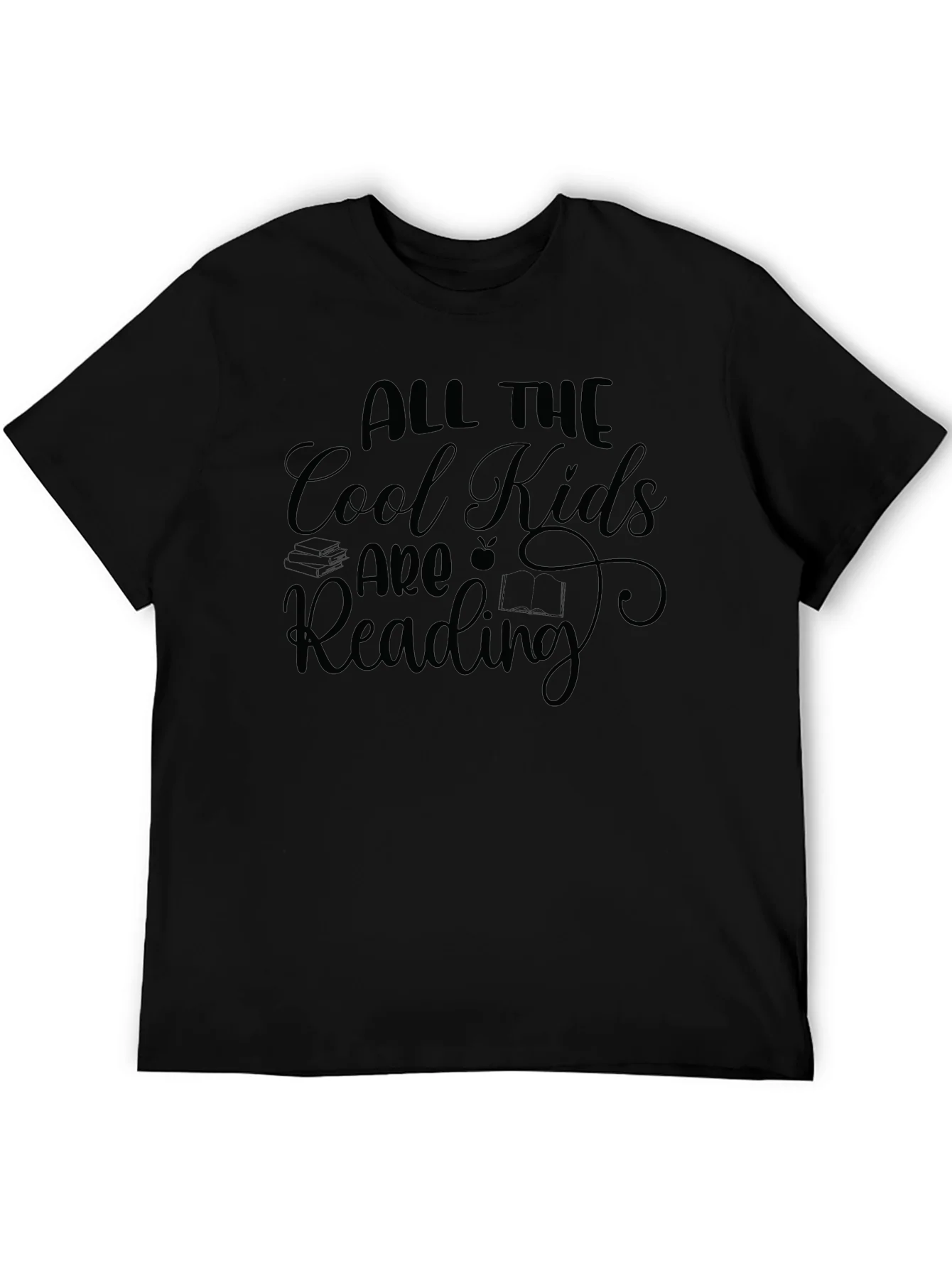 Camiseta Negra: All The Cool Kids Are Reading