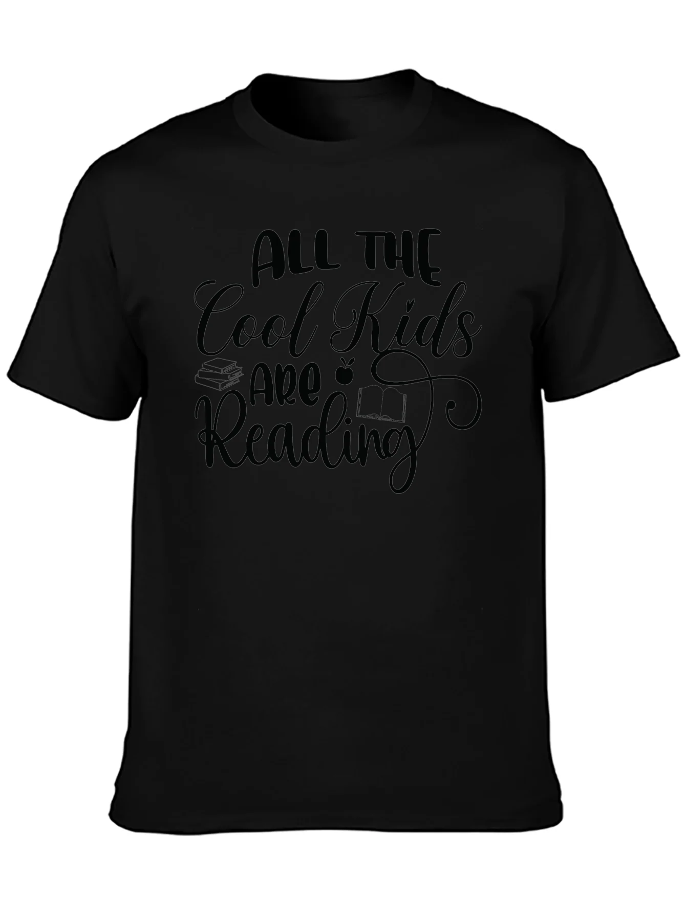 Camiseta Negra: All The Cool Kids Are Reading