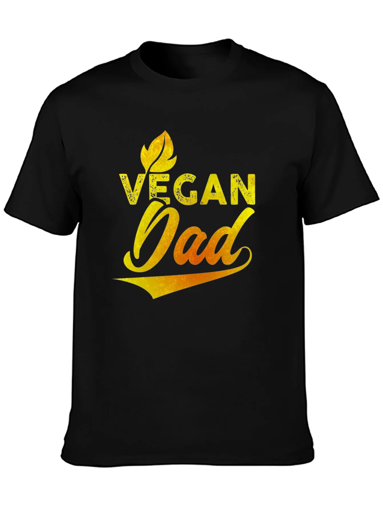 Rebbecca Vegan Dad Graphic Tee - Black T-Shirt