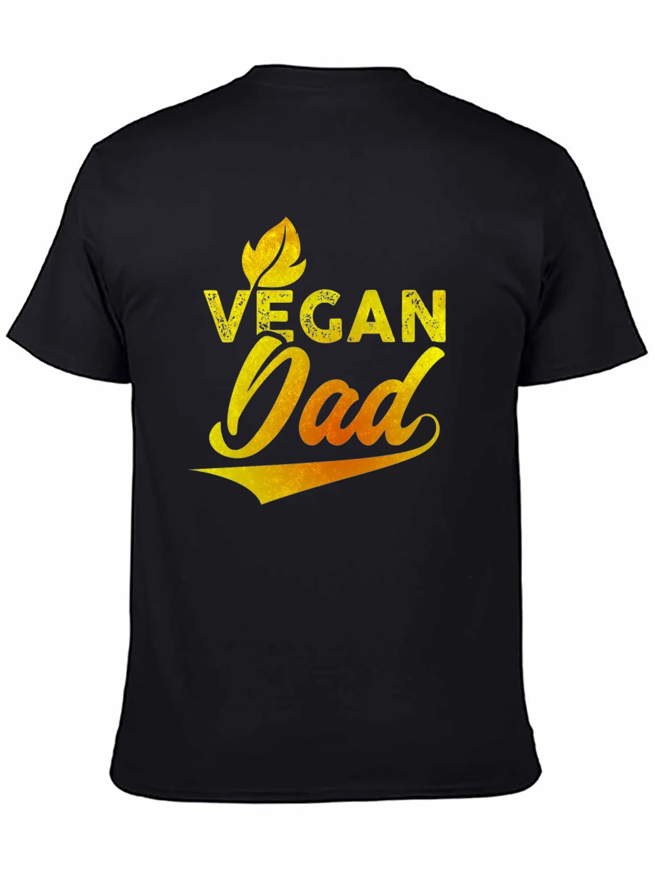 Rebbecca Vegan Dad Graphic Tee - Black T-Shirt