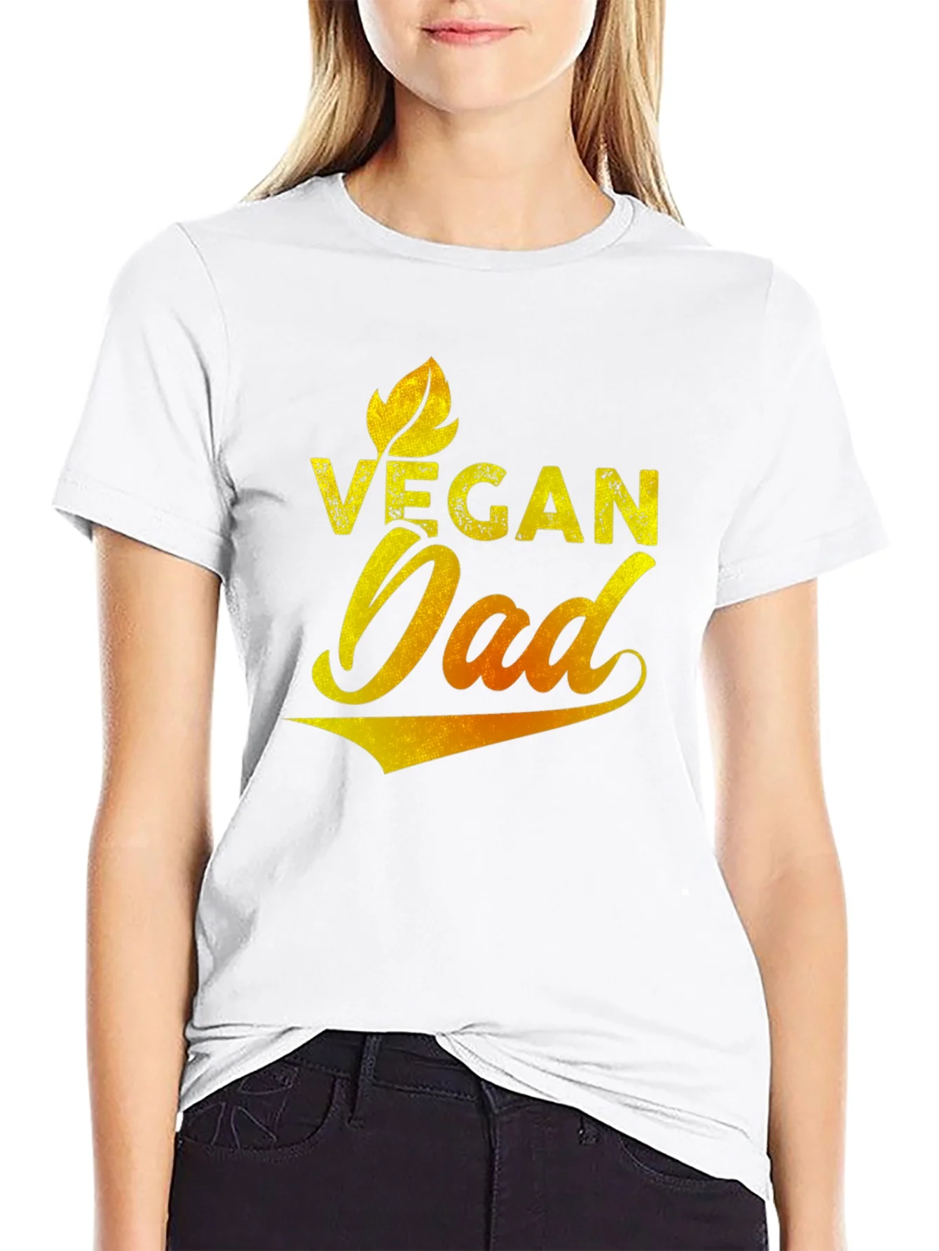 Rebbecca Vegan Dad Graphic Tee - Black T-Shirt