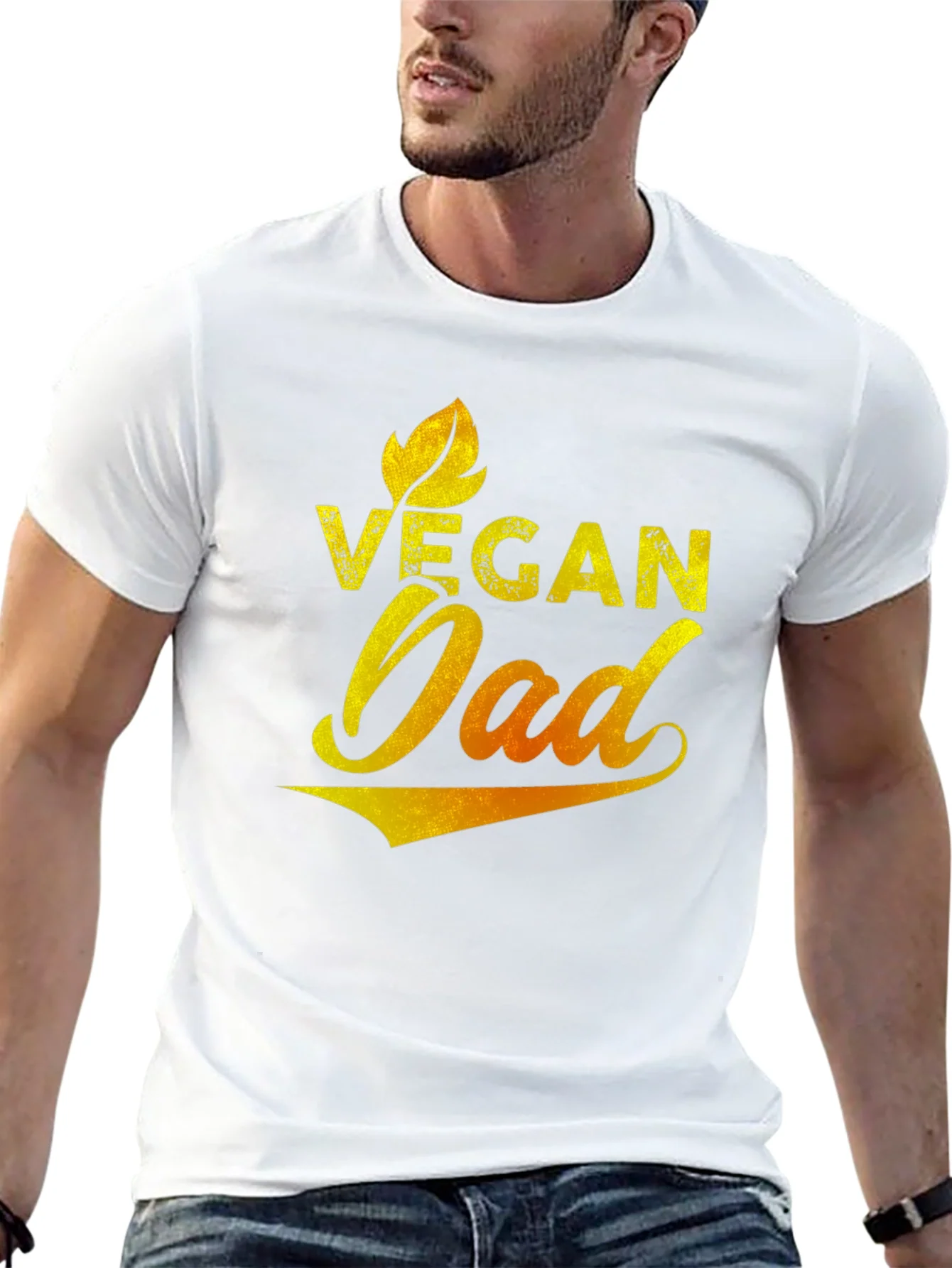 Rebbecca Vegan Dad Graphic Tee - Black T-Shirt