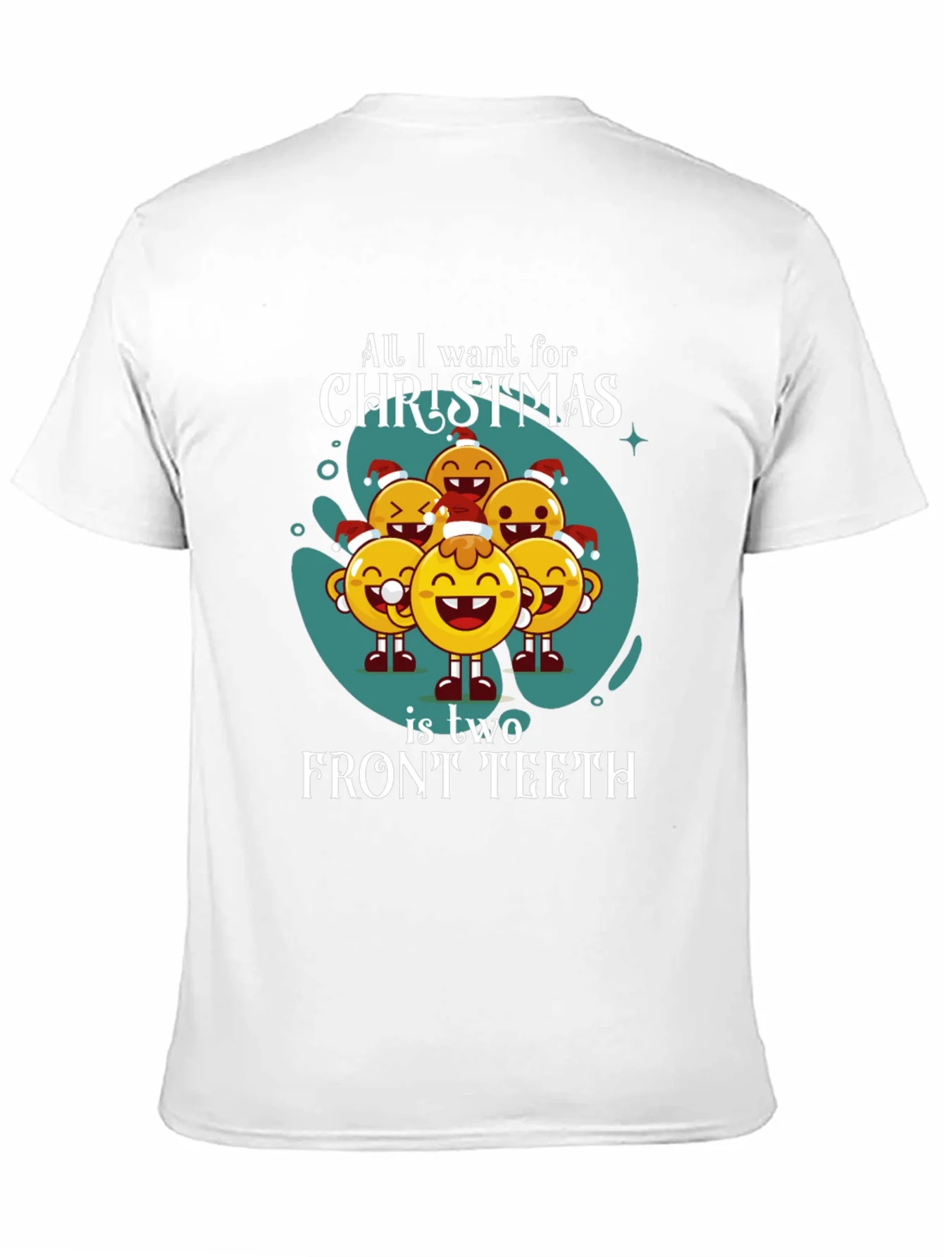 Camiseta Navide?a con Emojis - Quiero Dos Dientes