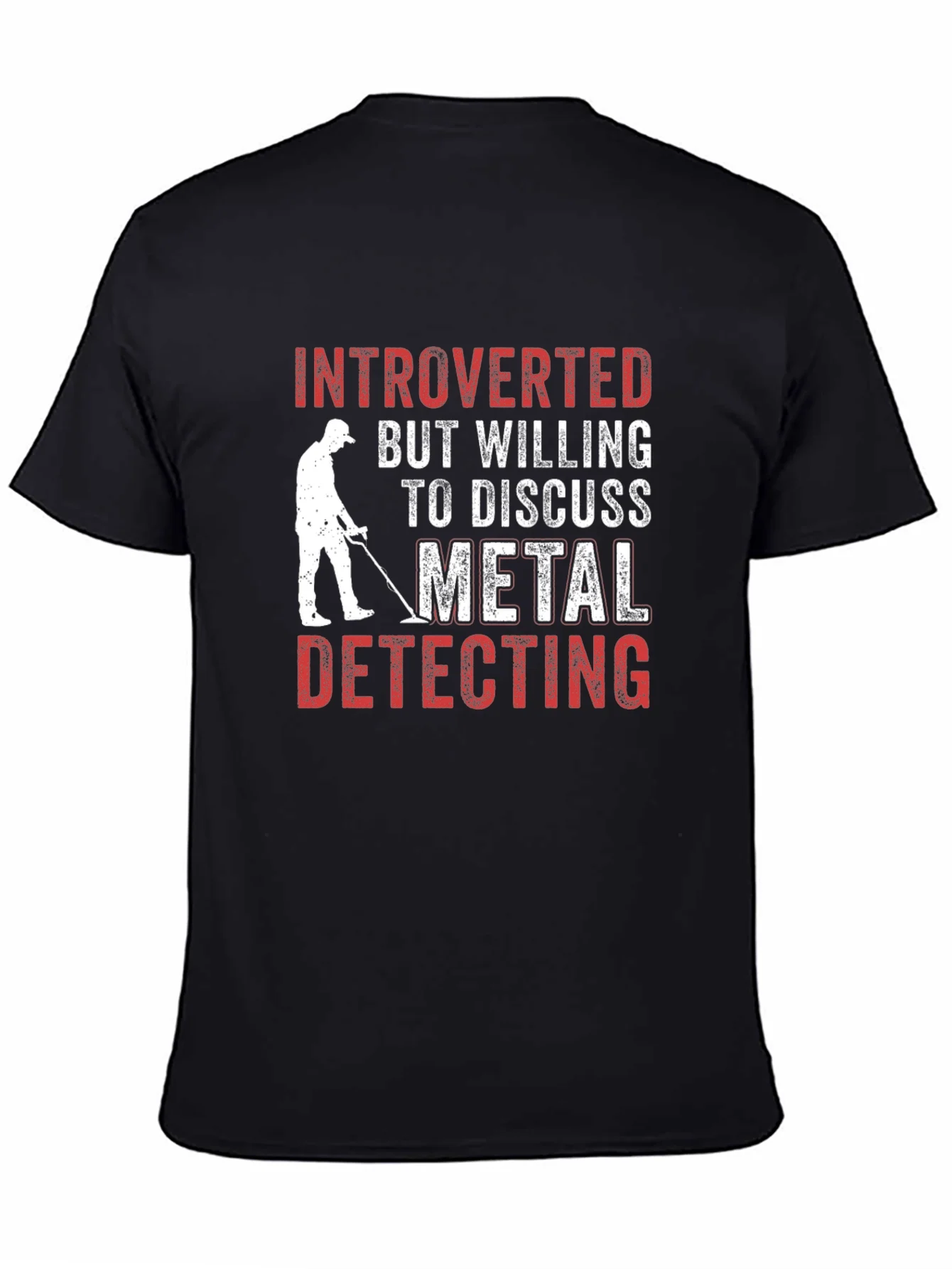 Camiseta Introvertido Detector de Metales