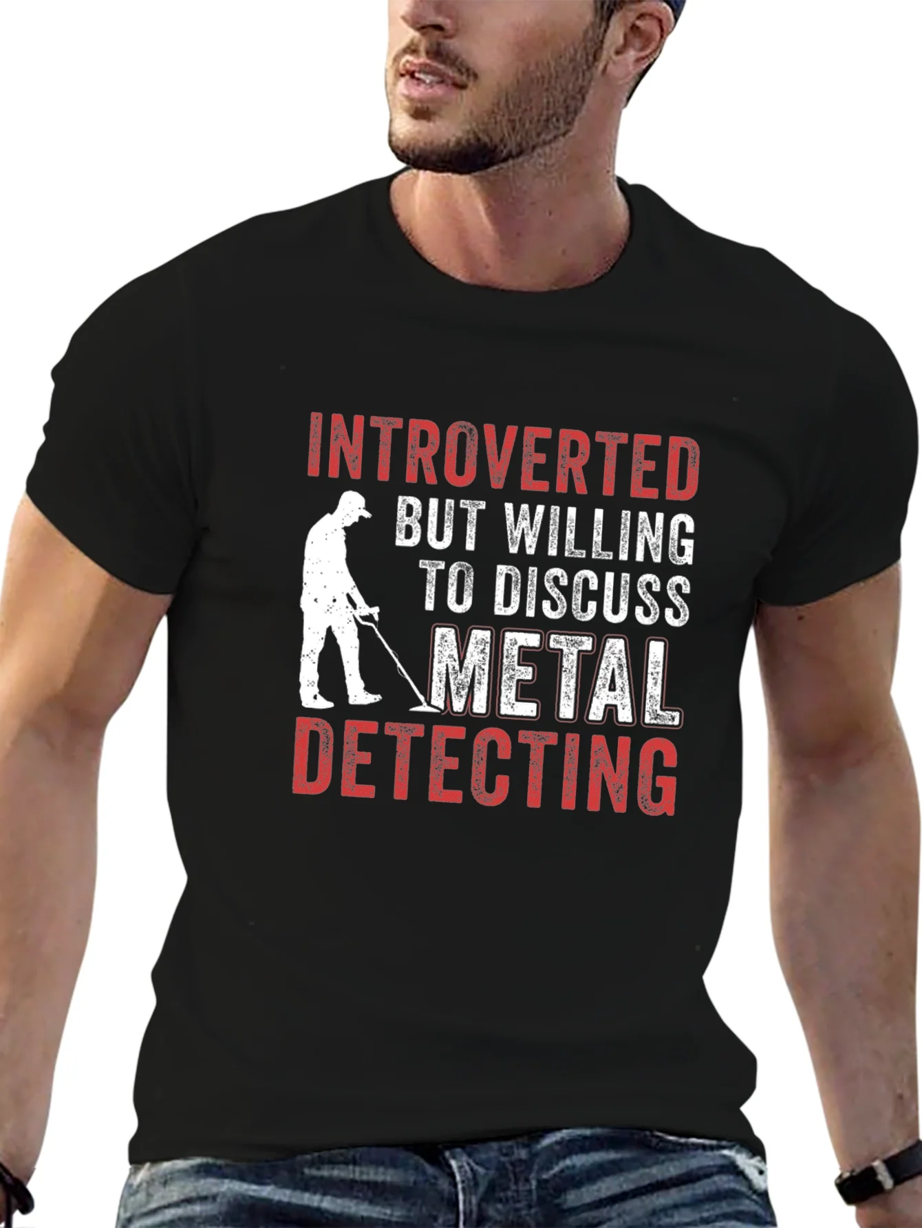 Camiseta Introvertido Detector de Metales