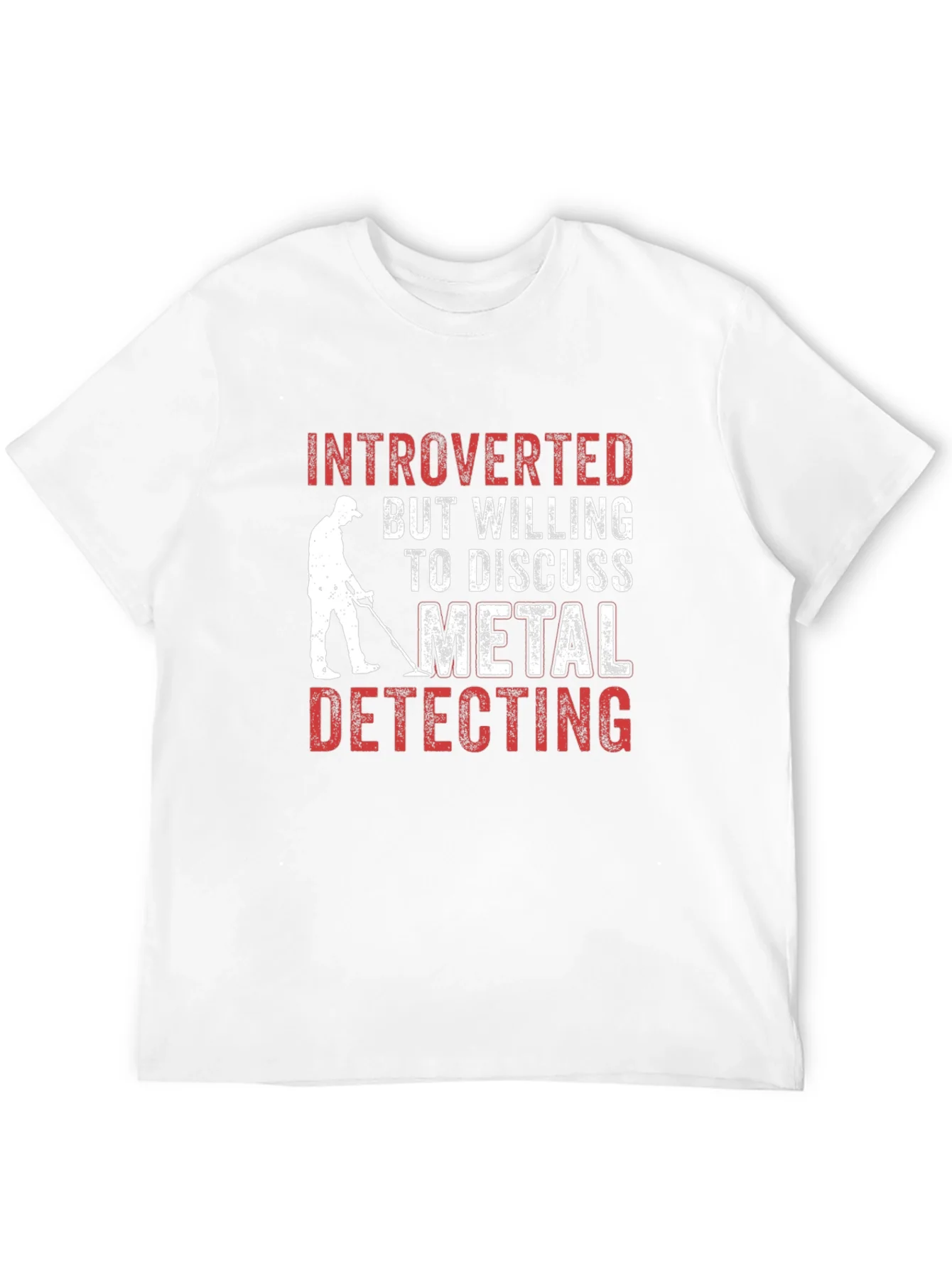 Camiseta Introvertido Detector de Metales