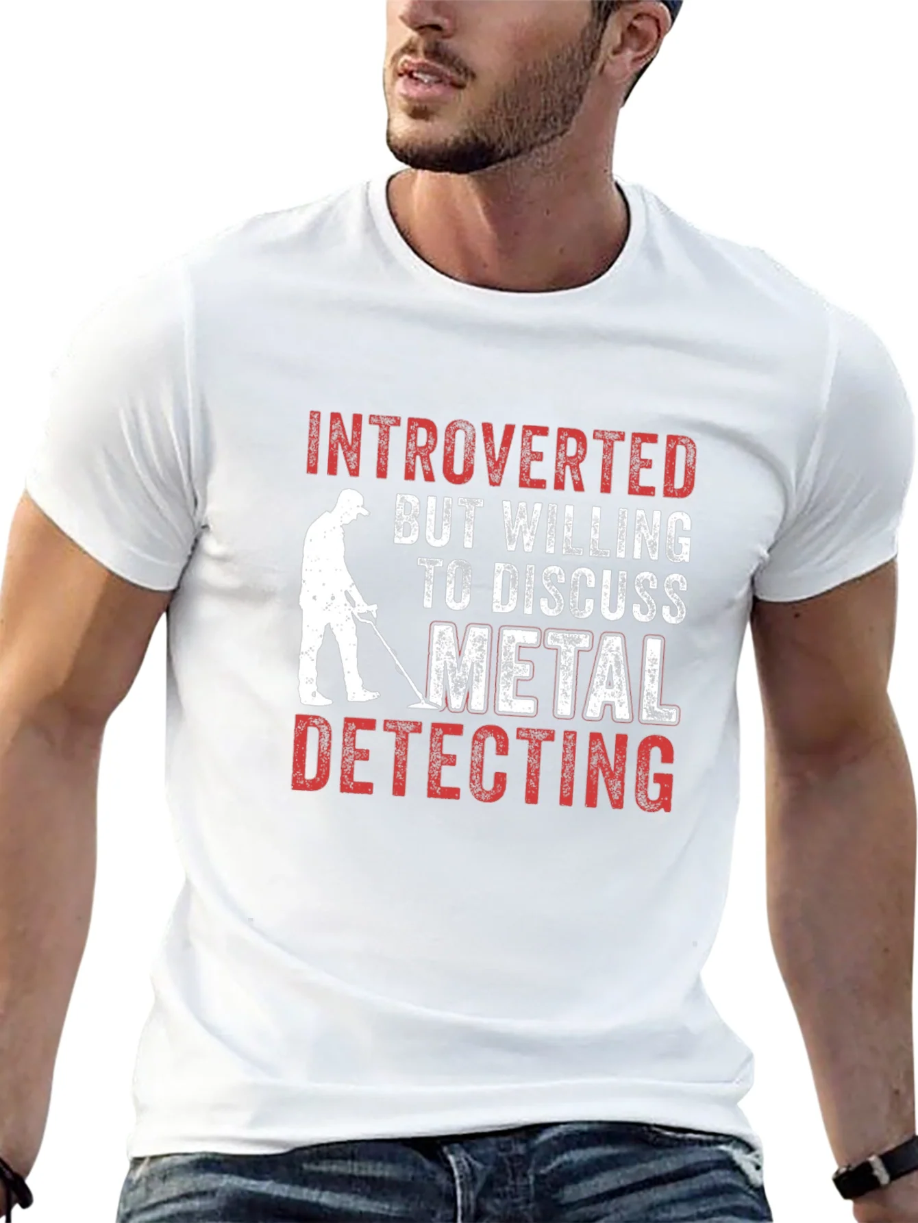 Camiseta Introvertido Detector de Metales